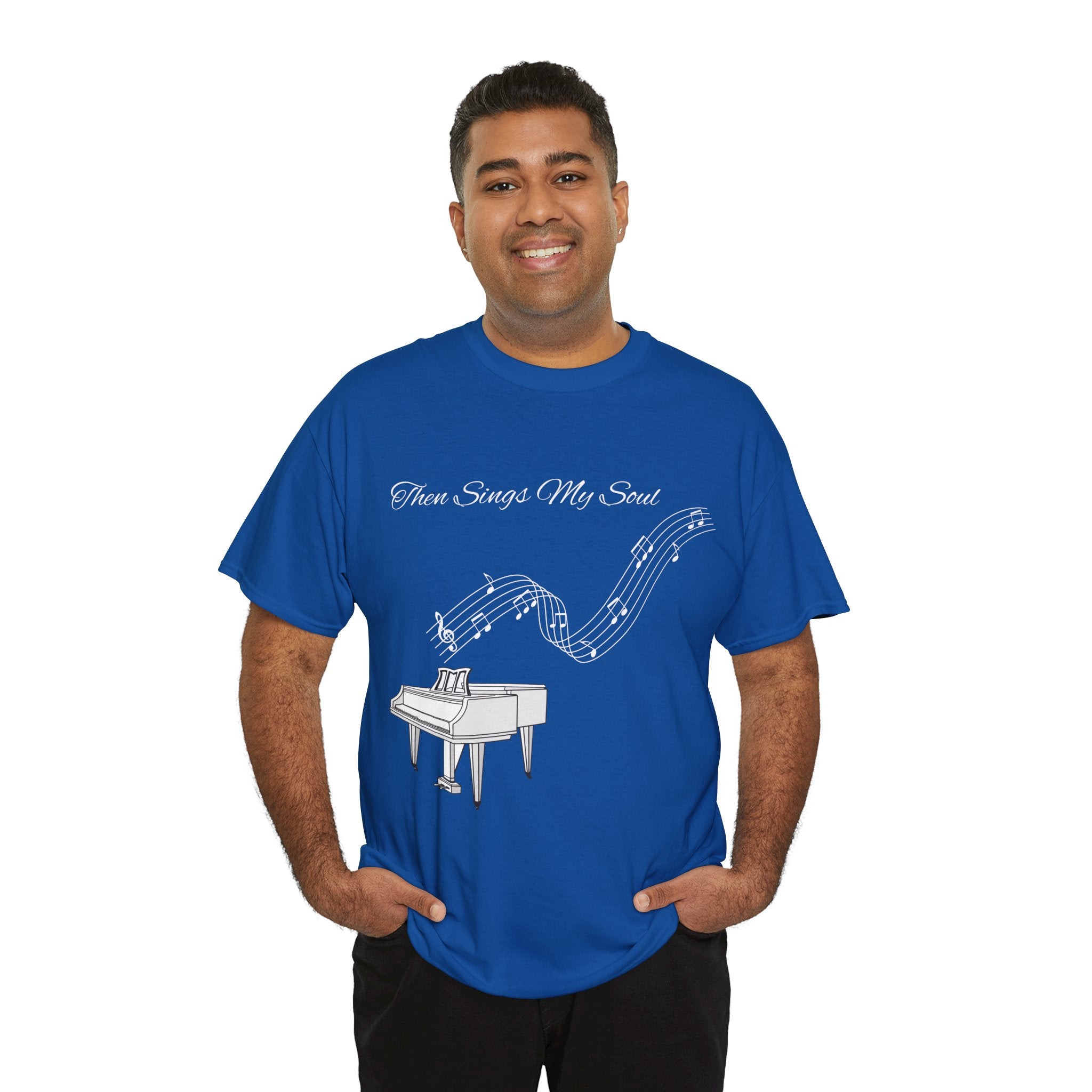 Melodic Soul Unisex Tee | Music Lover's Gift, Creative Expression, Casual Wear, Piano Art, Gift for Musicians