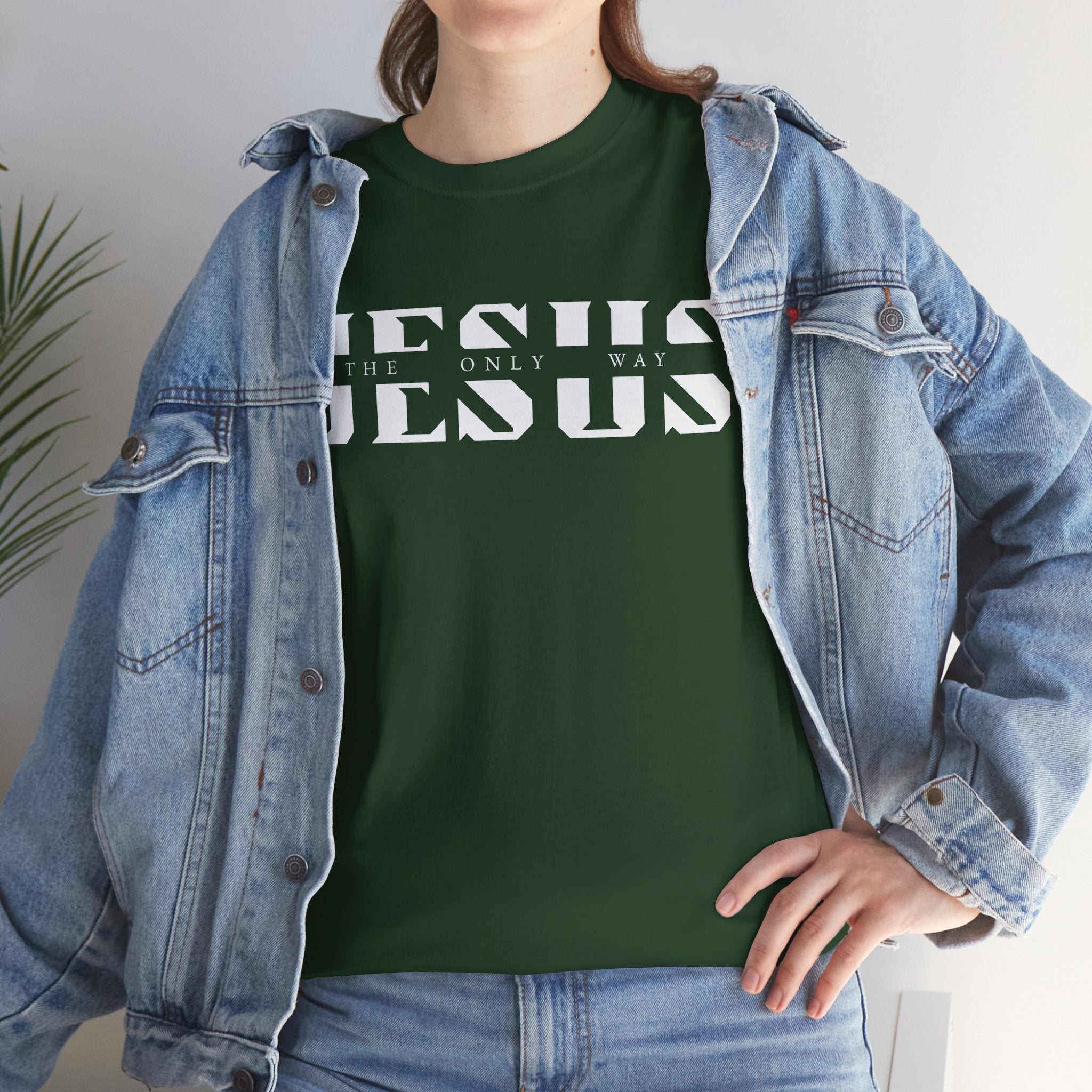 Faith-Inspired Unisex Tee - 'Jesus: The Only Way'