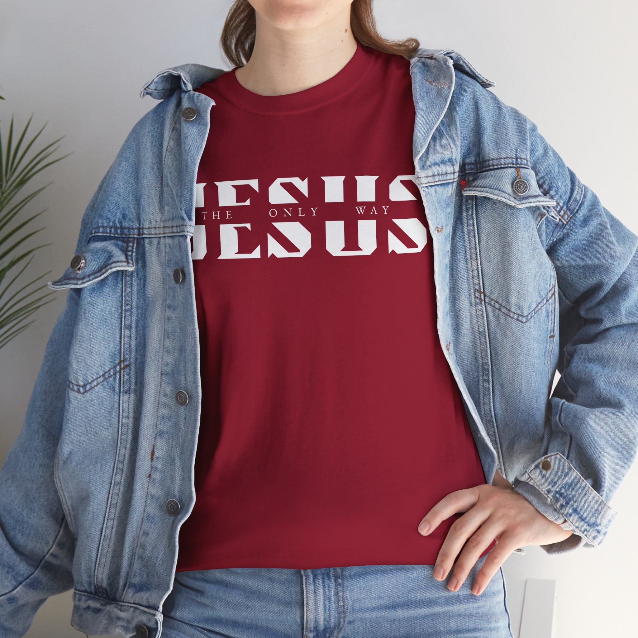 Faith-Inspired Unisex Tee - 'Jesus: The Only Way'