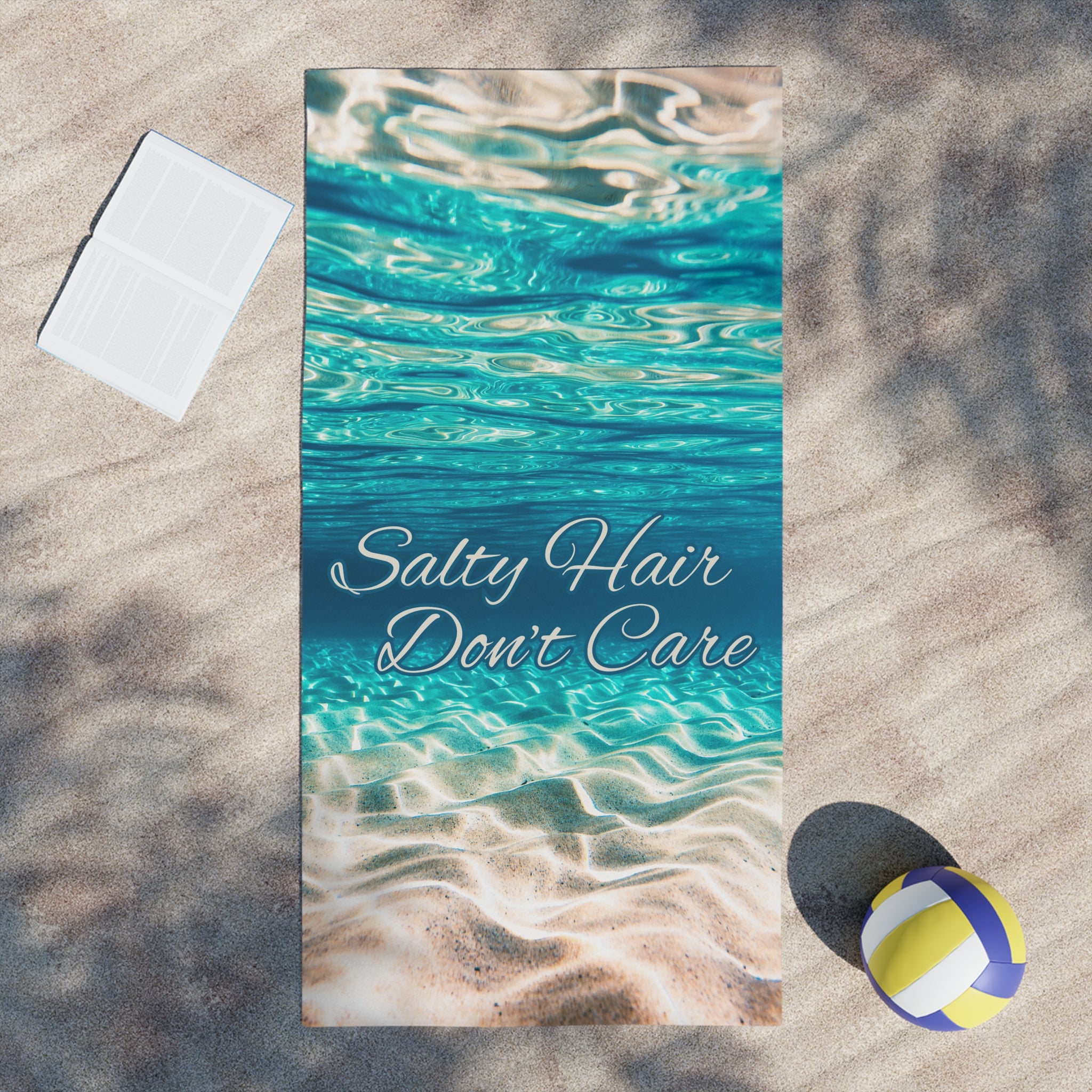 Salty Hair Beach Towels, Summer Towels, Poolside Essentials, Vacation Accessories, Nautical Gifts, Ocean Decor