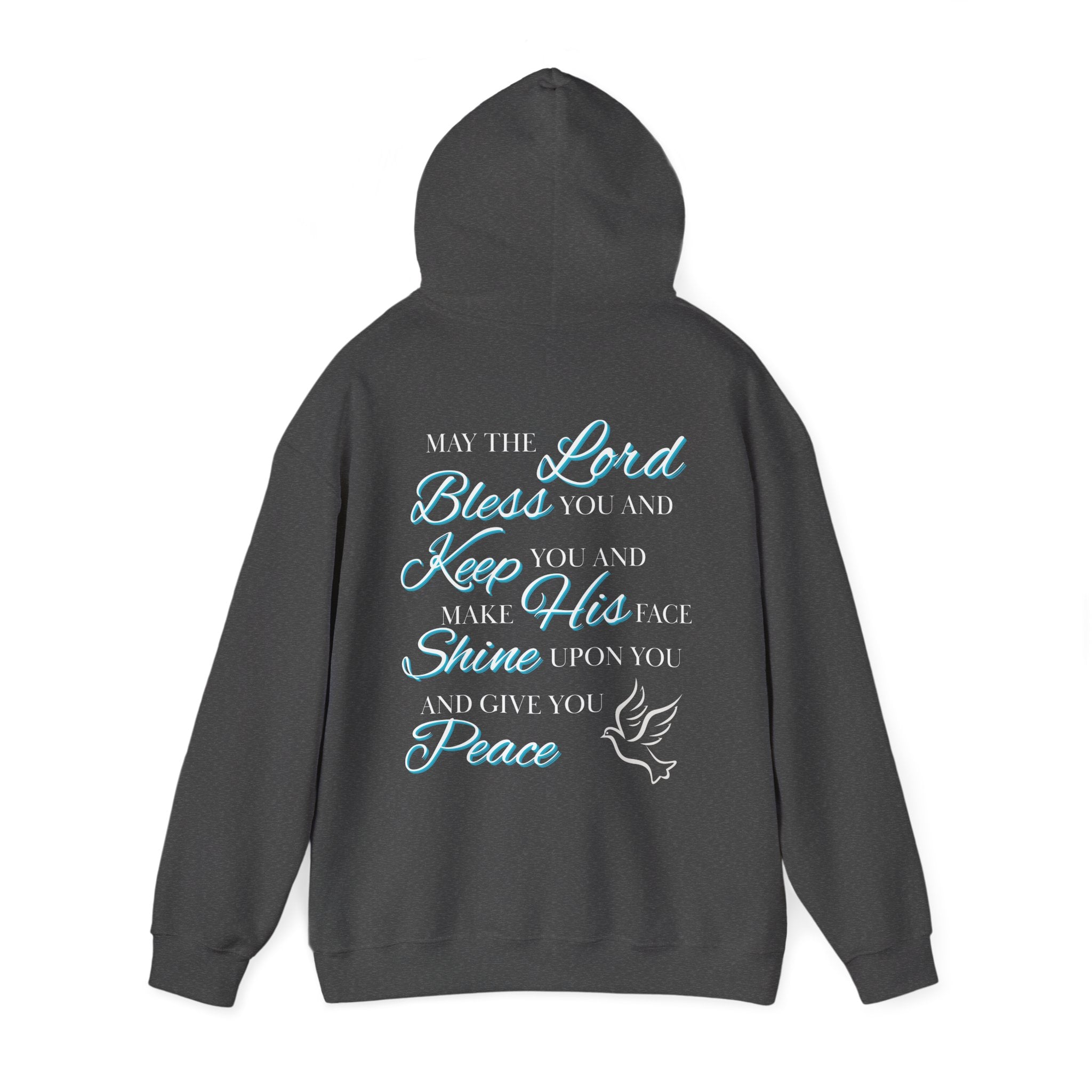 May The Lord Bless You And Keep You - Design on Back Hoodie