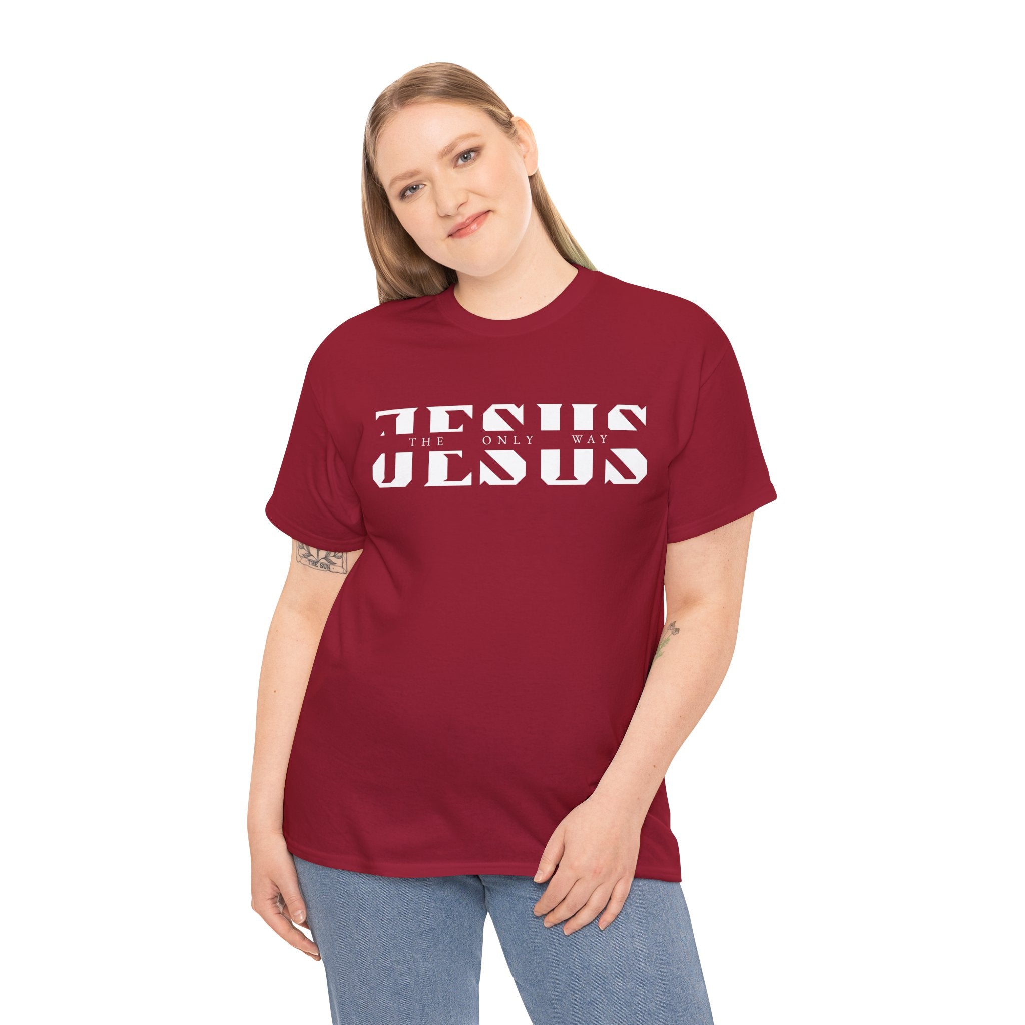 Faith-Inspired Unisex Tee - 'Jesus: The Only Way'