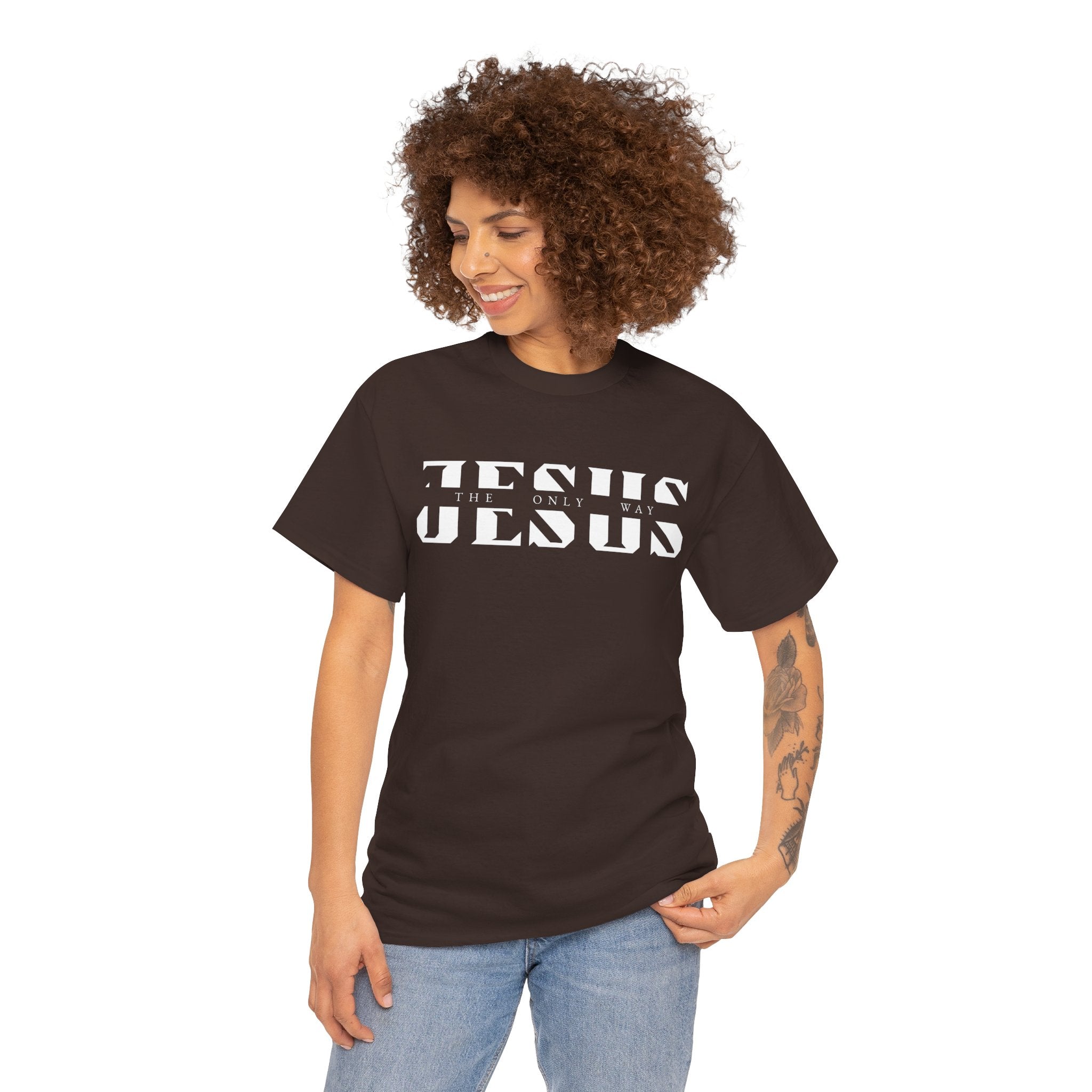 Faith-Inspired Unisex Tee - 'Jesus: The Only Way'