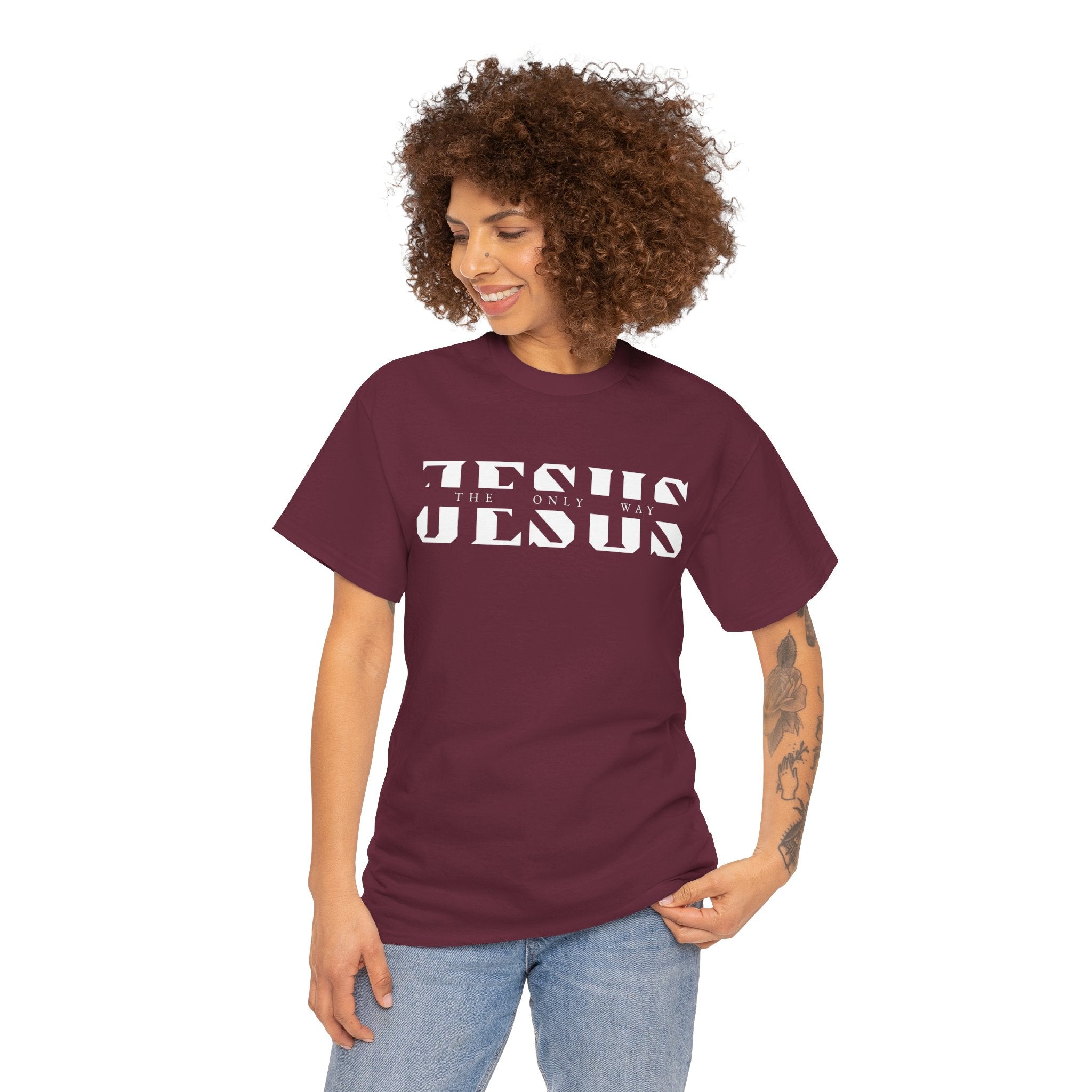 Faith-Inspired Unisex Tee - 'Jesus: The Only Way'