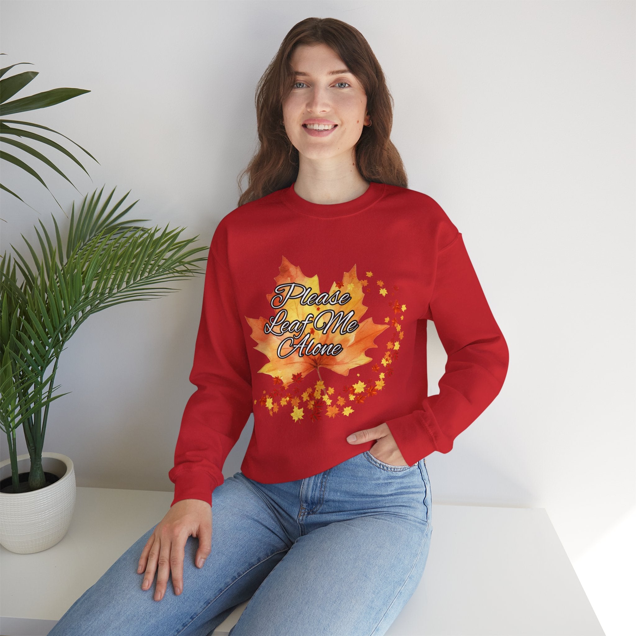 Fall Vibes Sweatshirt, Please Leave Me Alone Crewneck, Autumn Fashion, Cozy Fall Apparel, Gift for Introverts