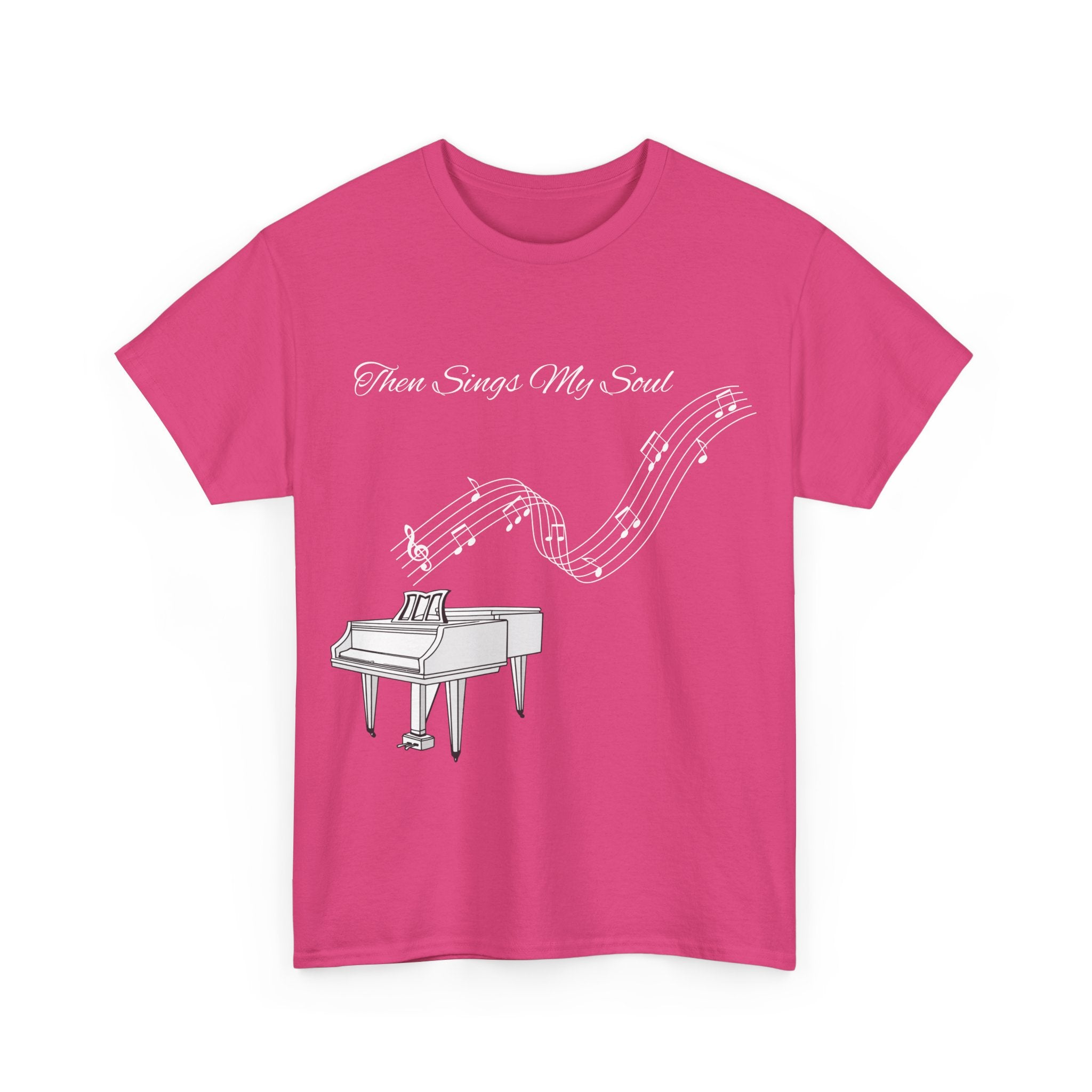 Melodic Soul Unisex Tee | Music Lover's Gift, Creative Expression, Casual Wear, Piano Art, Gift for Musicians