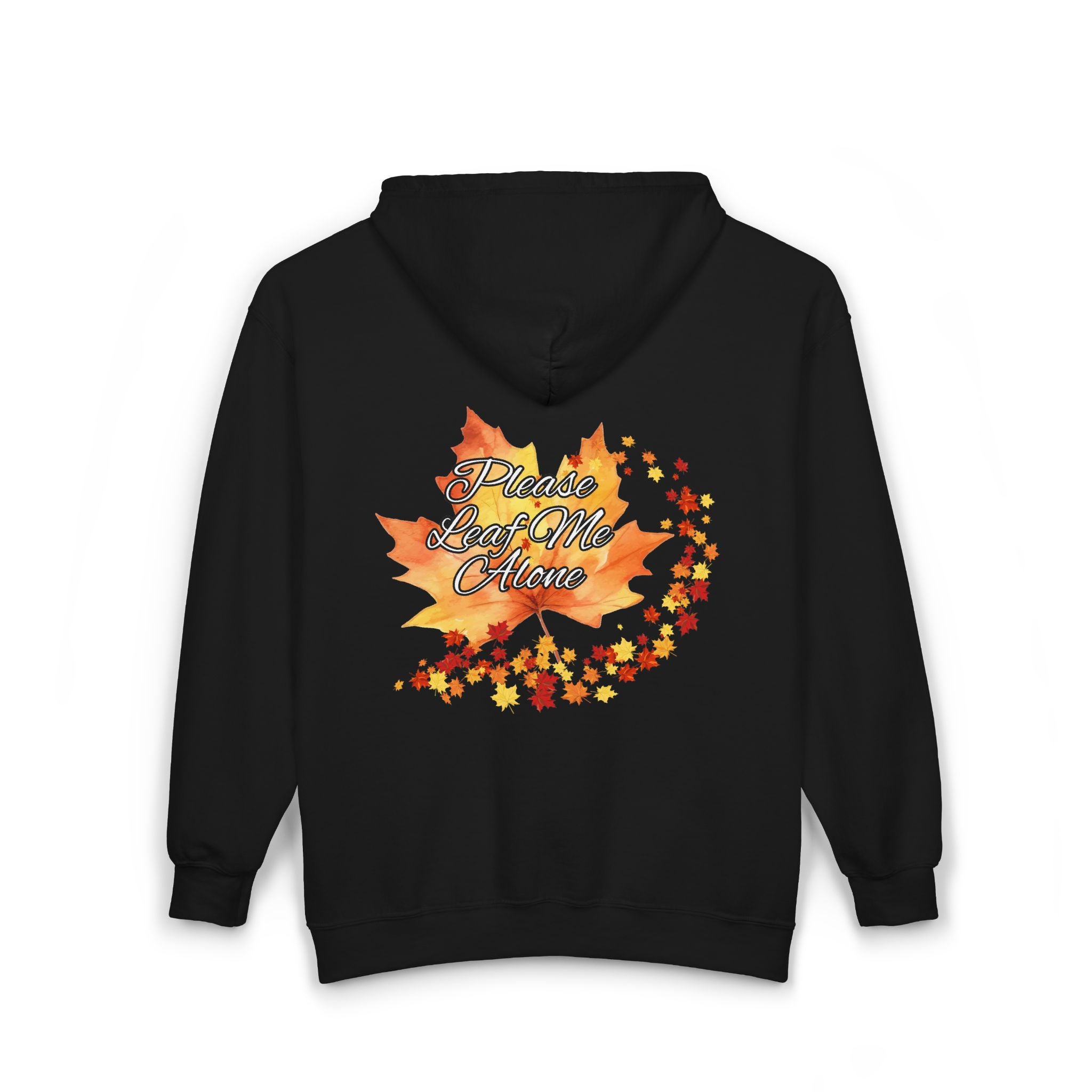 Design On Back Unisex Heavy Blend™ Full Zip Hooded Sweatshirt