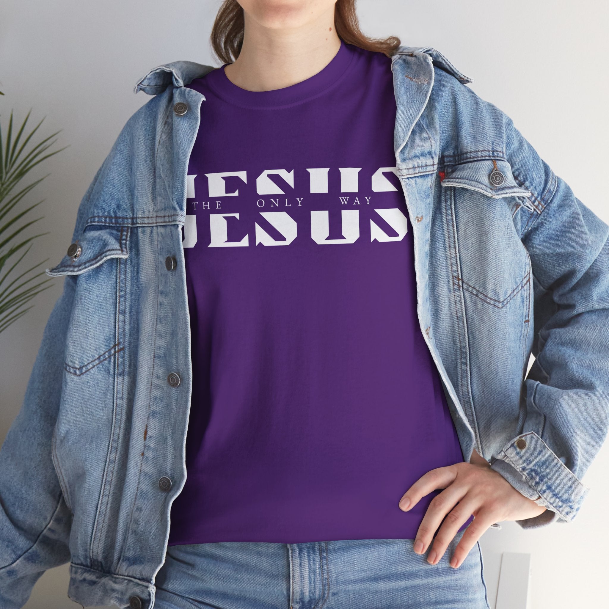 Faith-Inspired Unisex Tee - 'Jesus: The Only Way'