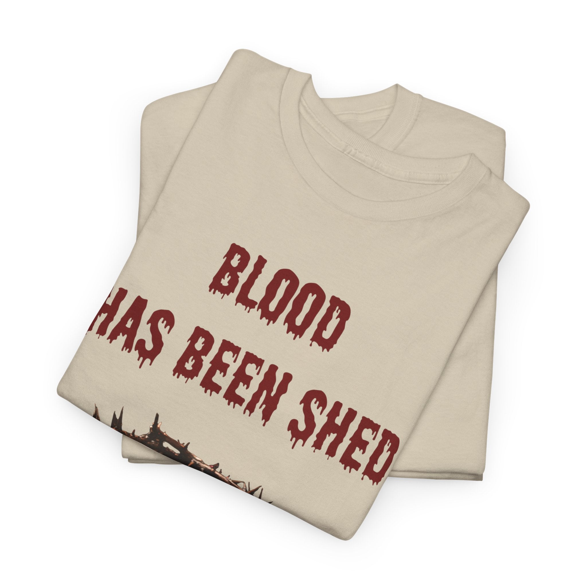 Faith-Inspired Halloween Graphic Tee, Unisex Heavy Cotton T-Shirt, Spiritual Apparel, Religious Gift, Church Event Wear, Unique Faith T-Shirt