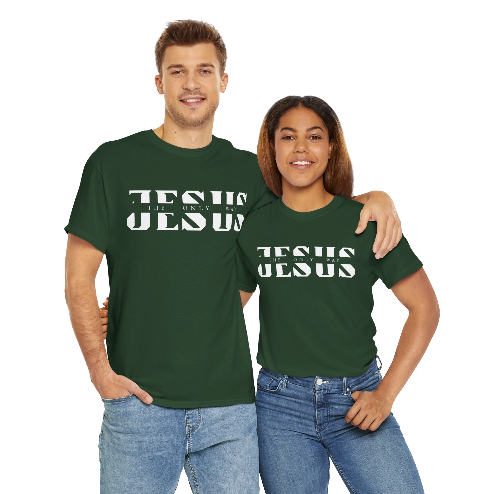 Faith-Inspired Unisex Tee - 'Jesus: The Only Way'