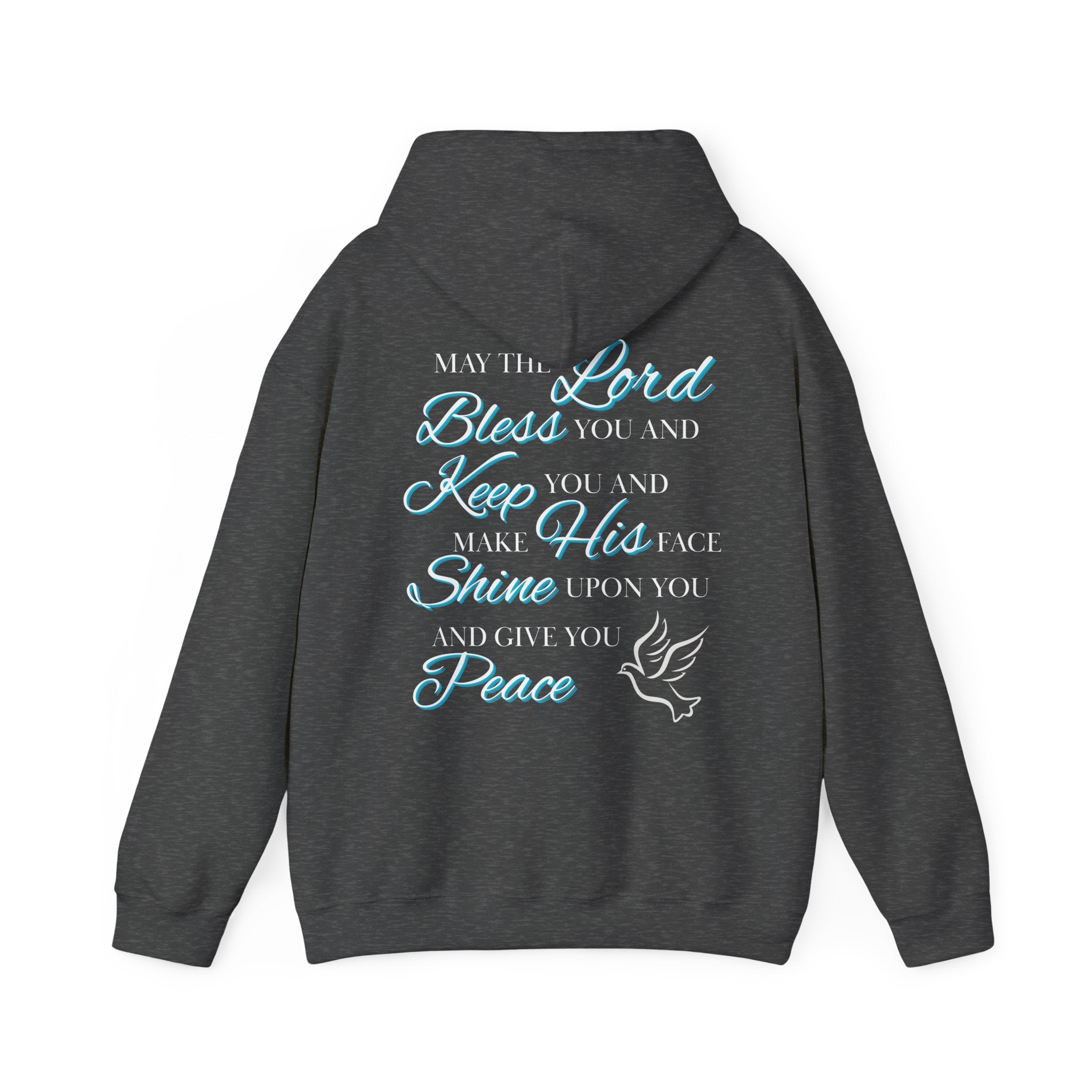 May The Lord Bless You And Keep You - Design on Back Hoodie