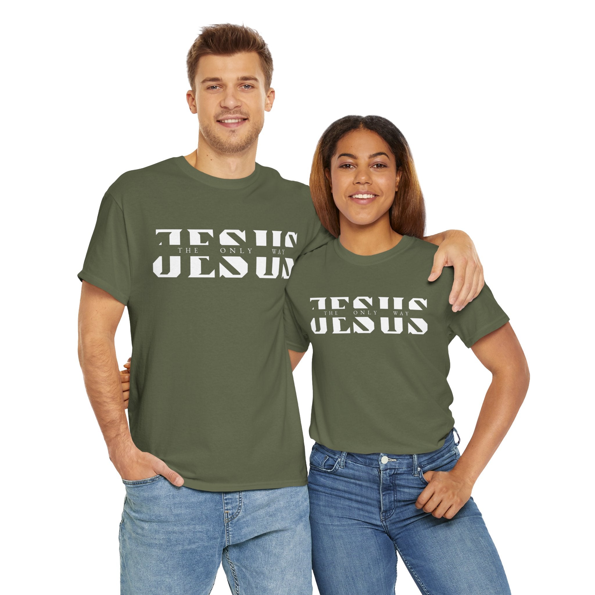 Faith-Inspired Unisex Tee - 'Jesus: The Only Way'