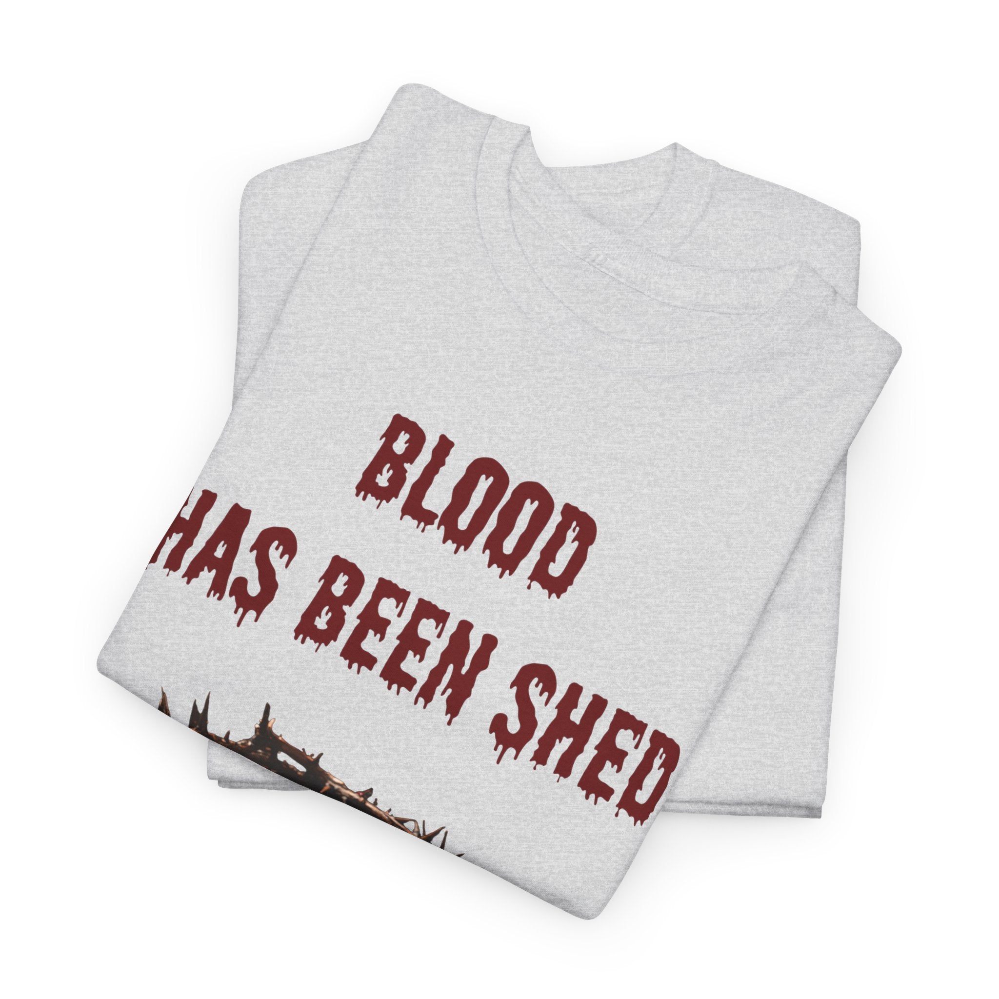 Faith-Inspired Halloween Graphic Tee, Unisex Heavy Cotton T-Shirt, Spiritual Apparel, Religious Gift, Church Event Wear, Unique Faith T-Shirt