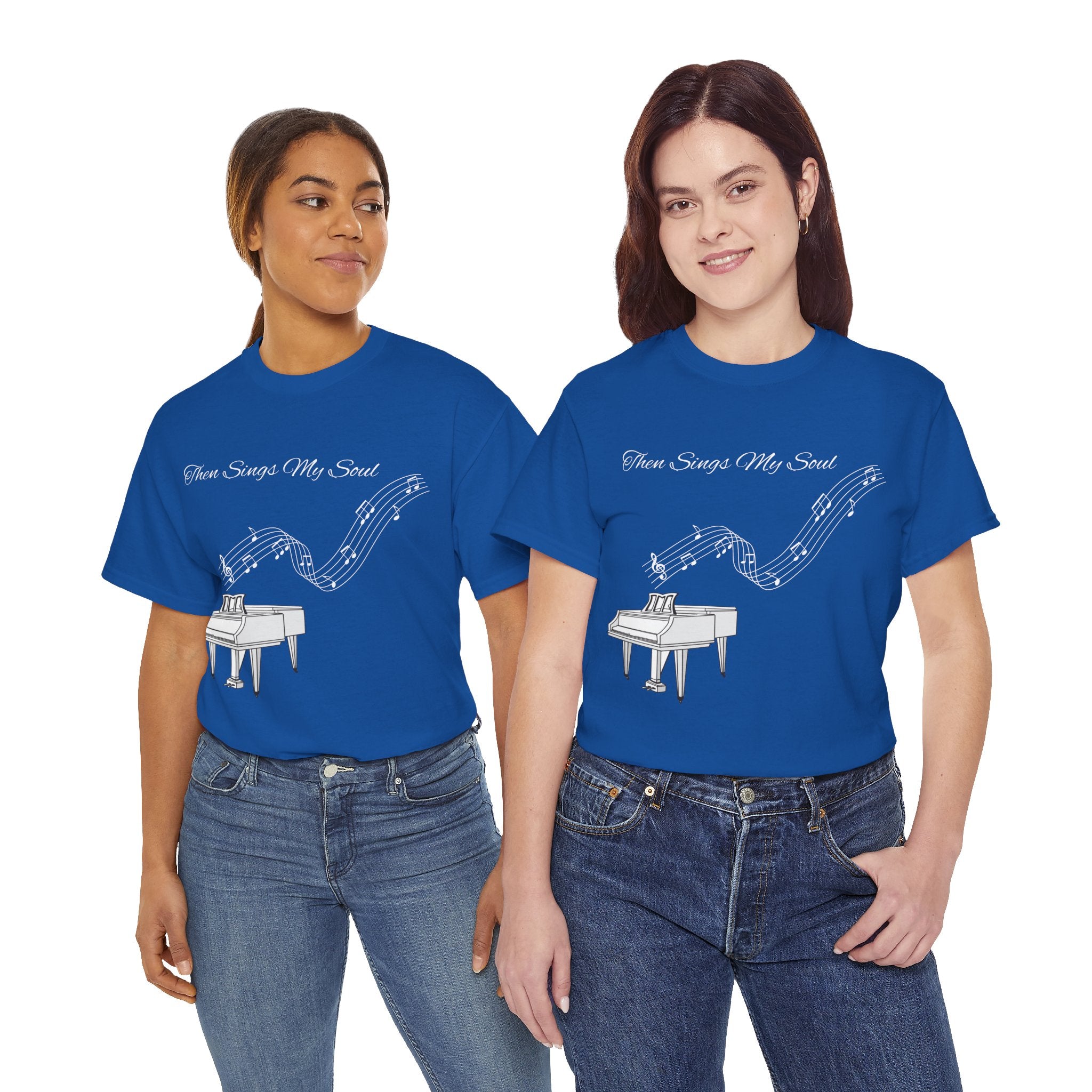 Melodic Soul Unisex Tee | Music Lover's Gift, Creative Expression, Casual Wear, Piano Art, Gift for Musicians