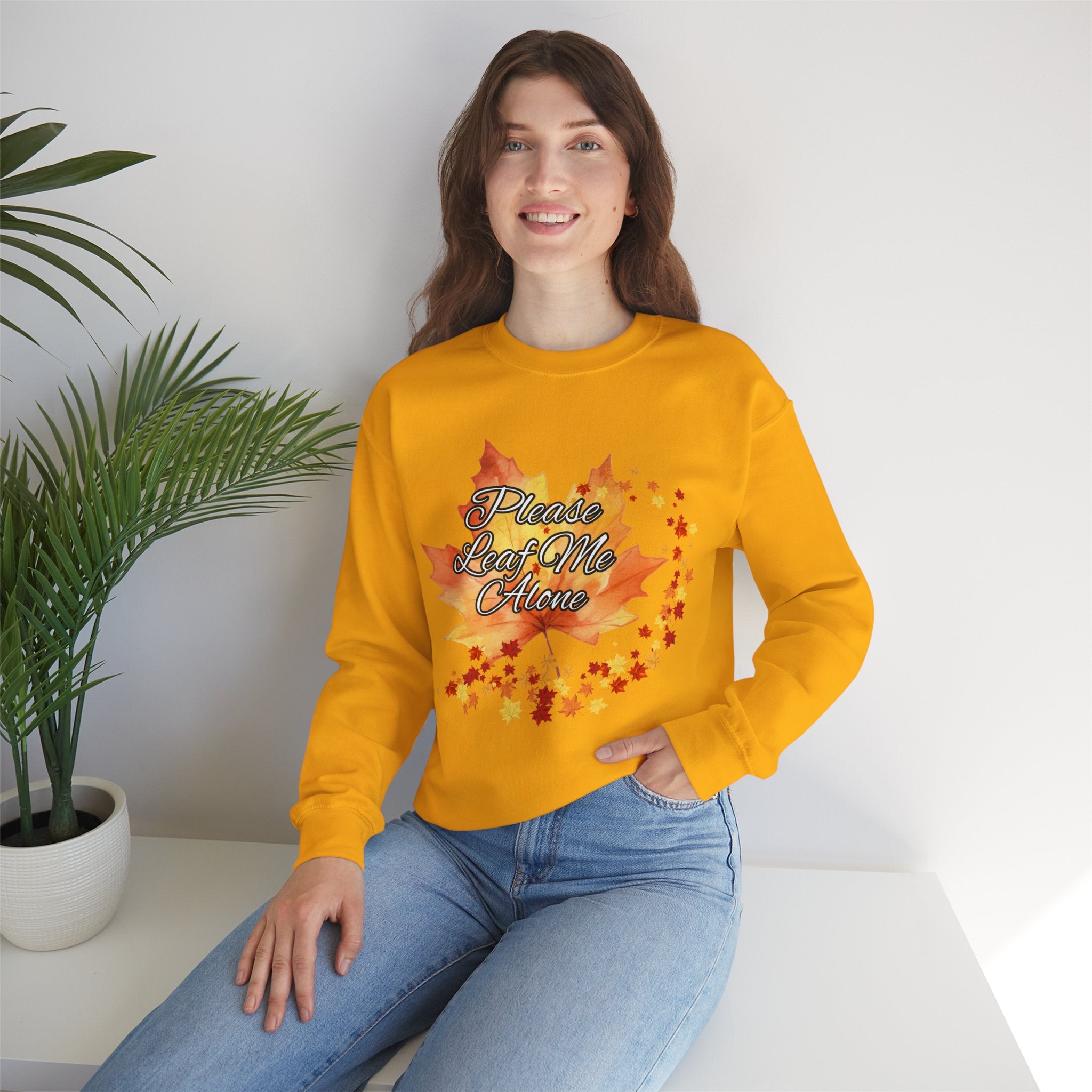 Fall Vibes Sweatshirt, Please Leave Me Alone Crewneck, Autumn Fashion, Cozy Fall Apparel, Gift for Introverts