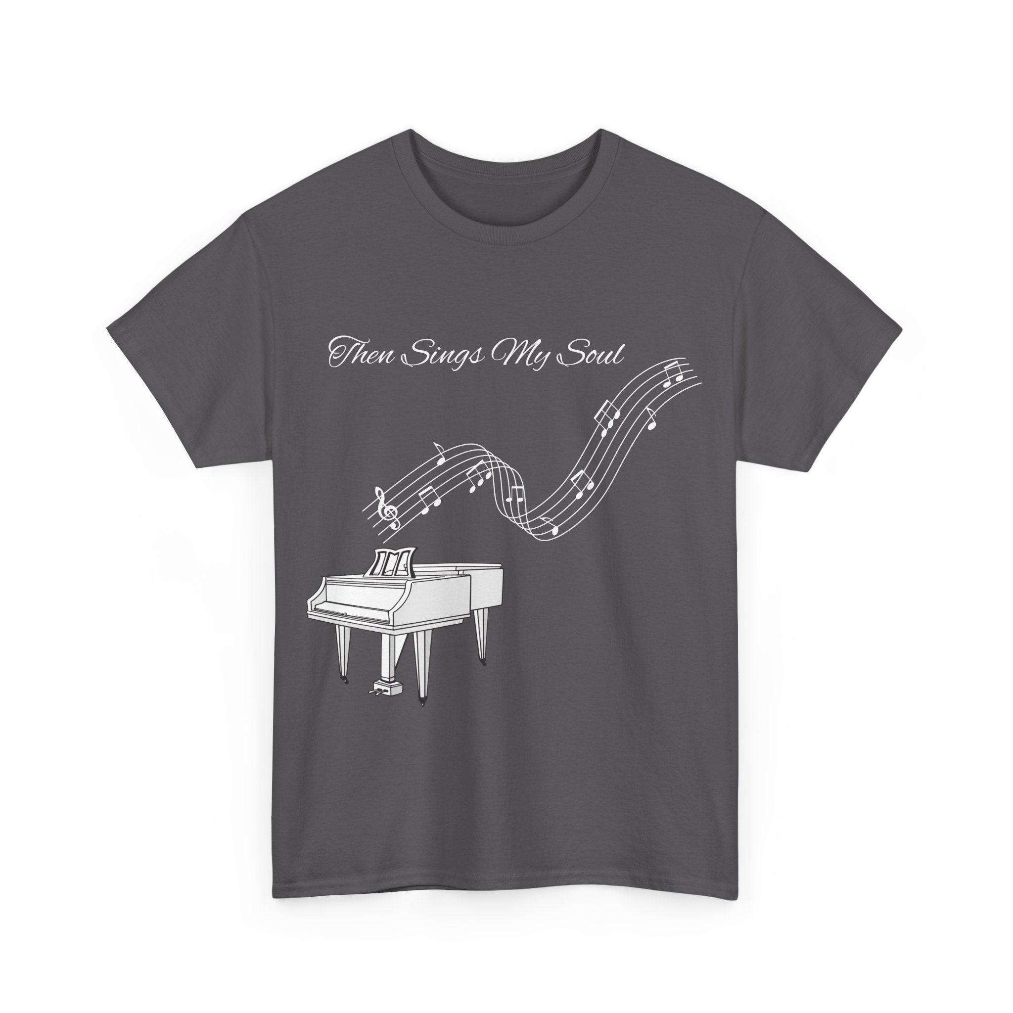 Melodic Soul Unisex Tee | Music Lover's Gift, Creative Expression, Casual Wear, Piano Art, Gift for Musicians