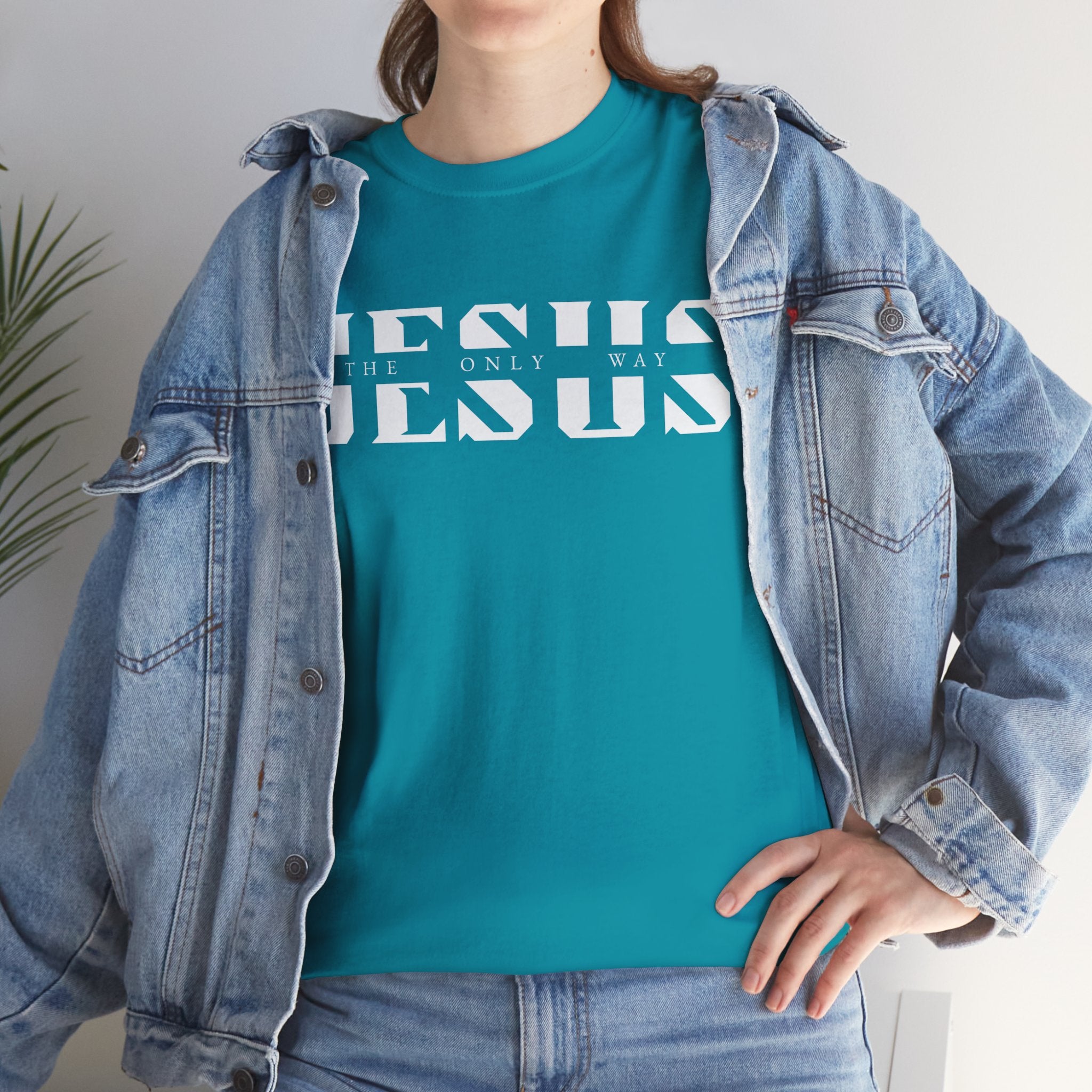 Faith-Inspired Unisex Tee - 'Jesus: The Only Way'