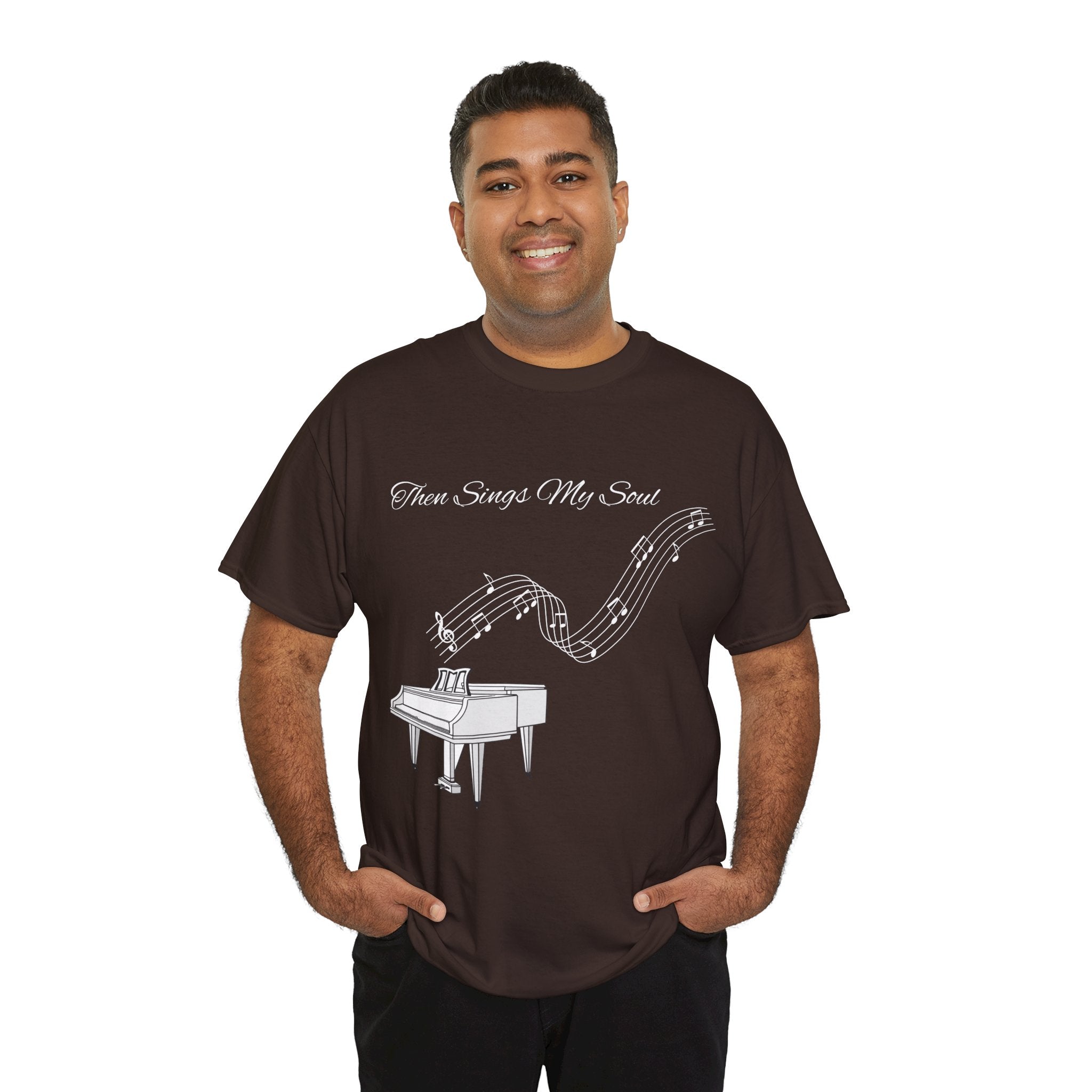 Melodic Soul Unisex Tee | Music Lover's Gift, Creative Expression, Casual Wear, Piano Art, Gift for Musicians