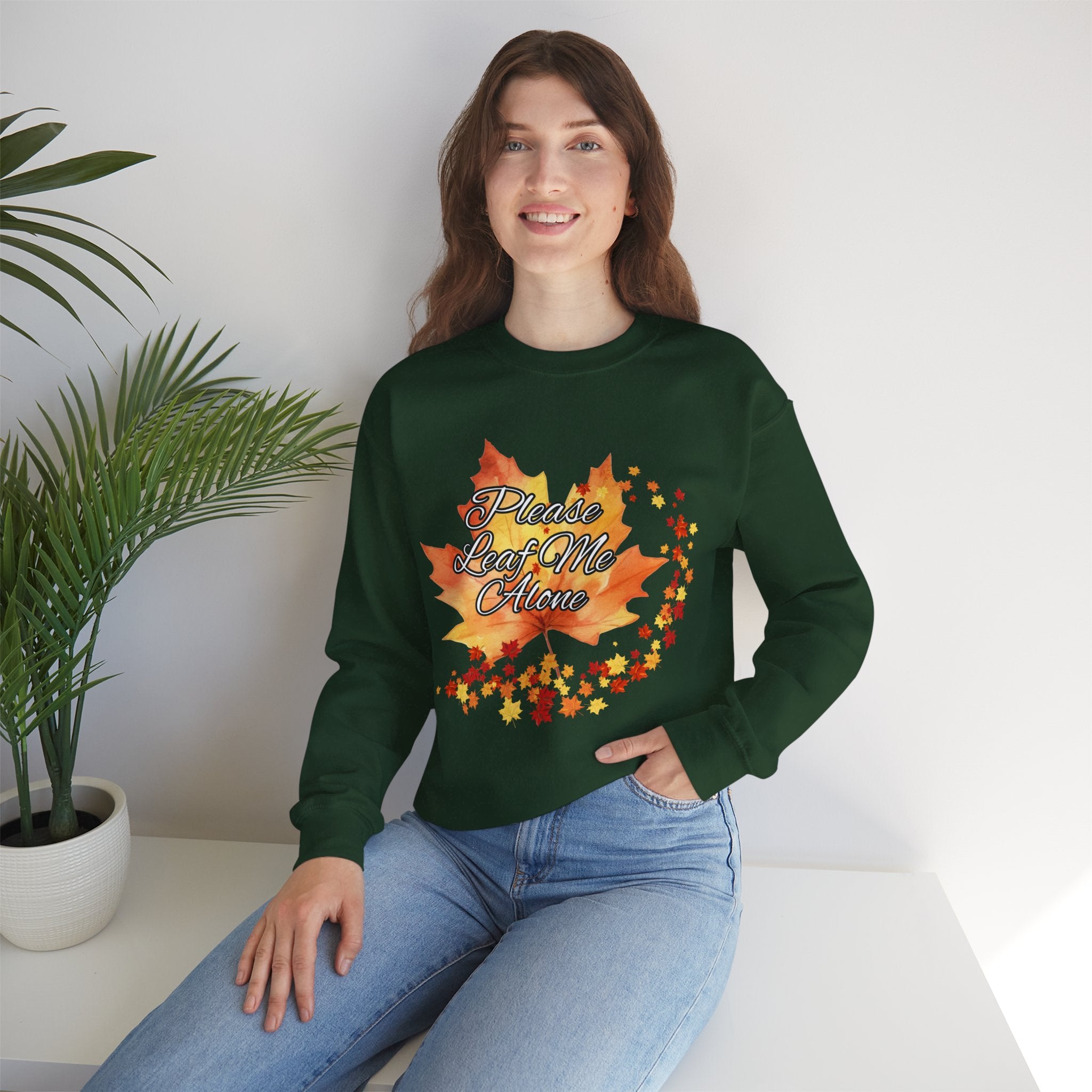 Fall Vibes Sweatshirt, Please Leave Me Alone Crewneck, Autumn Fashion, Cozy Fall Apparel, Gift for Introverts