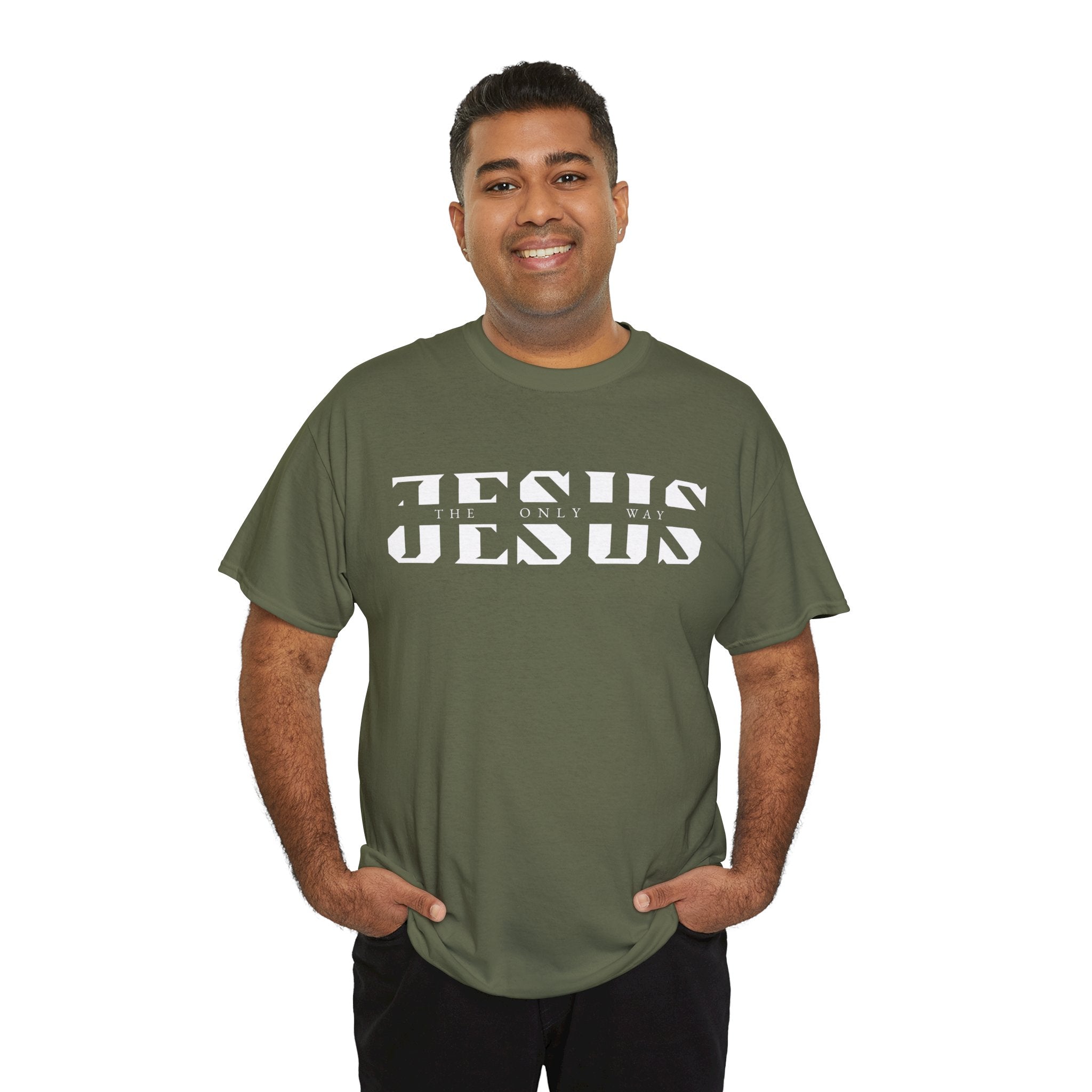 Faith-Inspired Unisex Tee - 'Jesus: The Only Way'