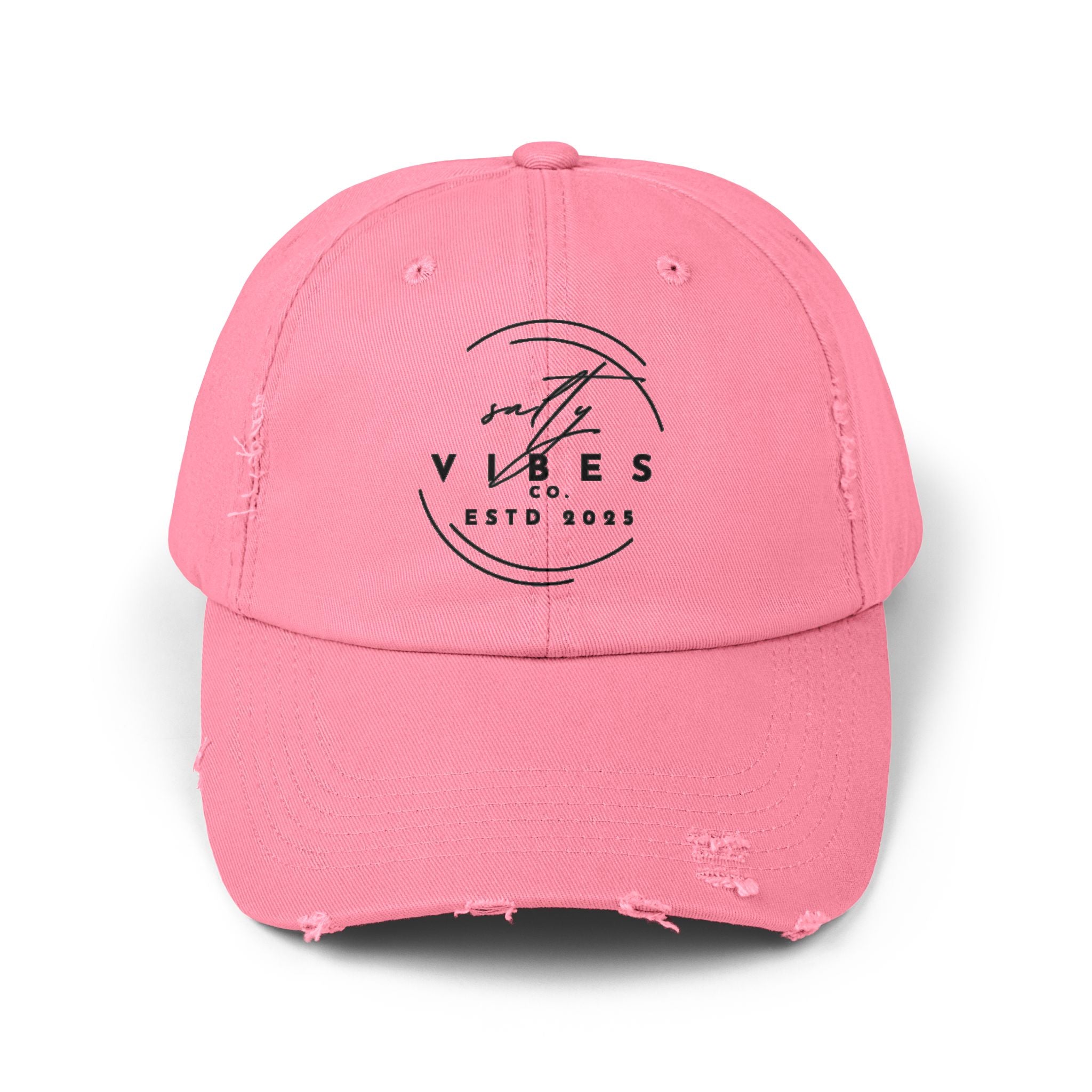 Distressed Salty Vibes Co Cap