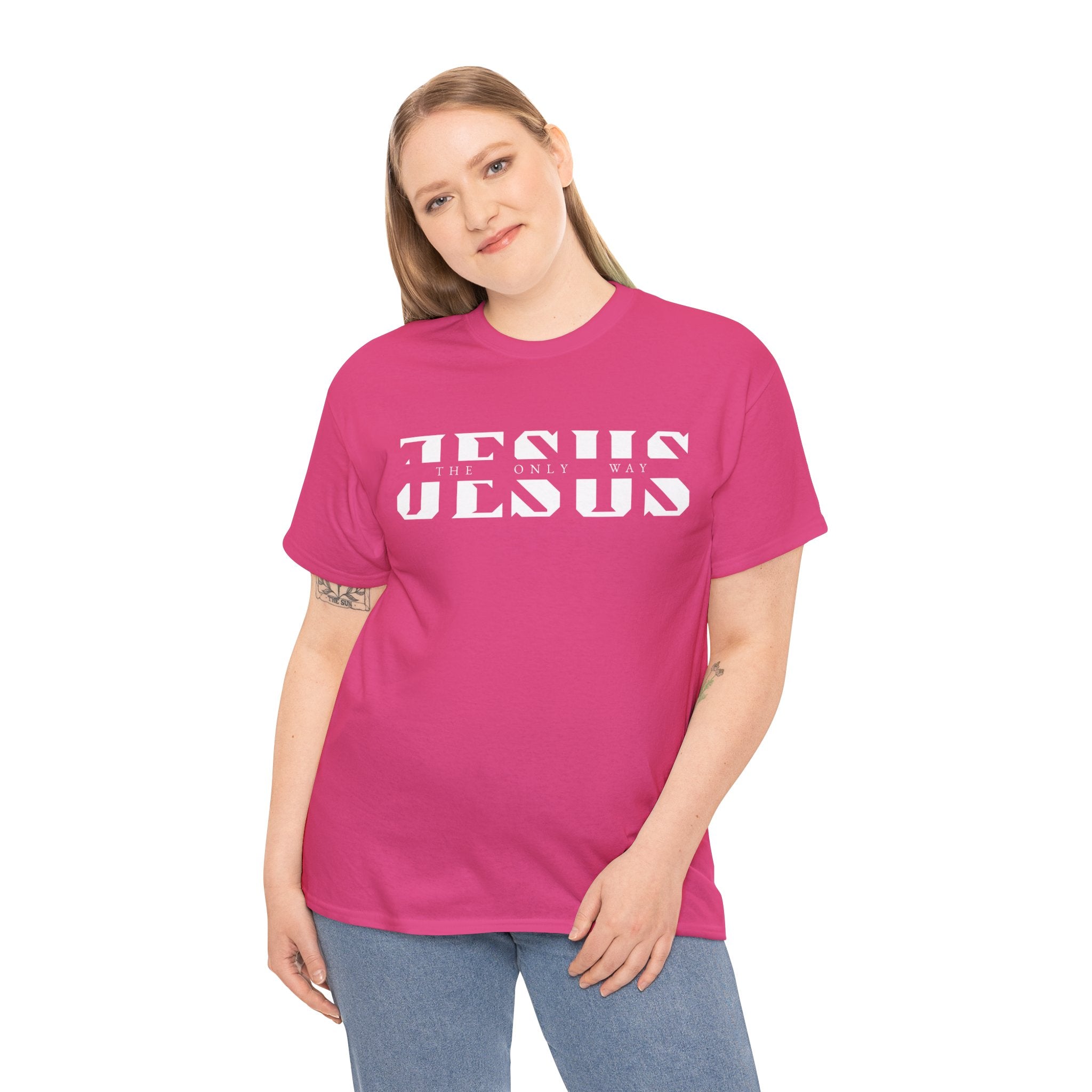 Faith-Inspired Unisex Tee - 'Jesus: The Only Way'