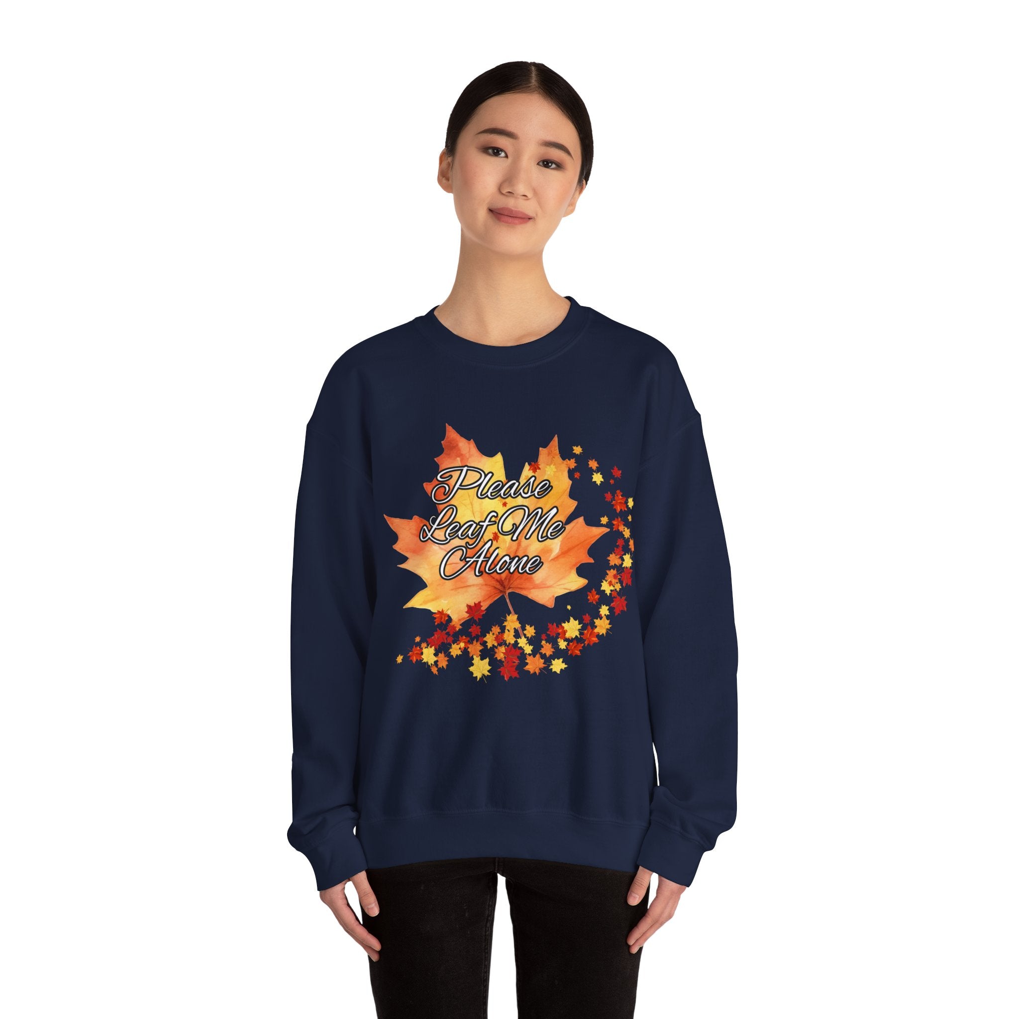 Fall Vibes Sweatshirt, Please Leave Me Alone Crewneck, Autumn Fashion, Cozy Fall Apparel, Gift for Introverts
