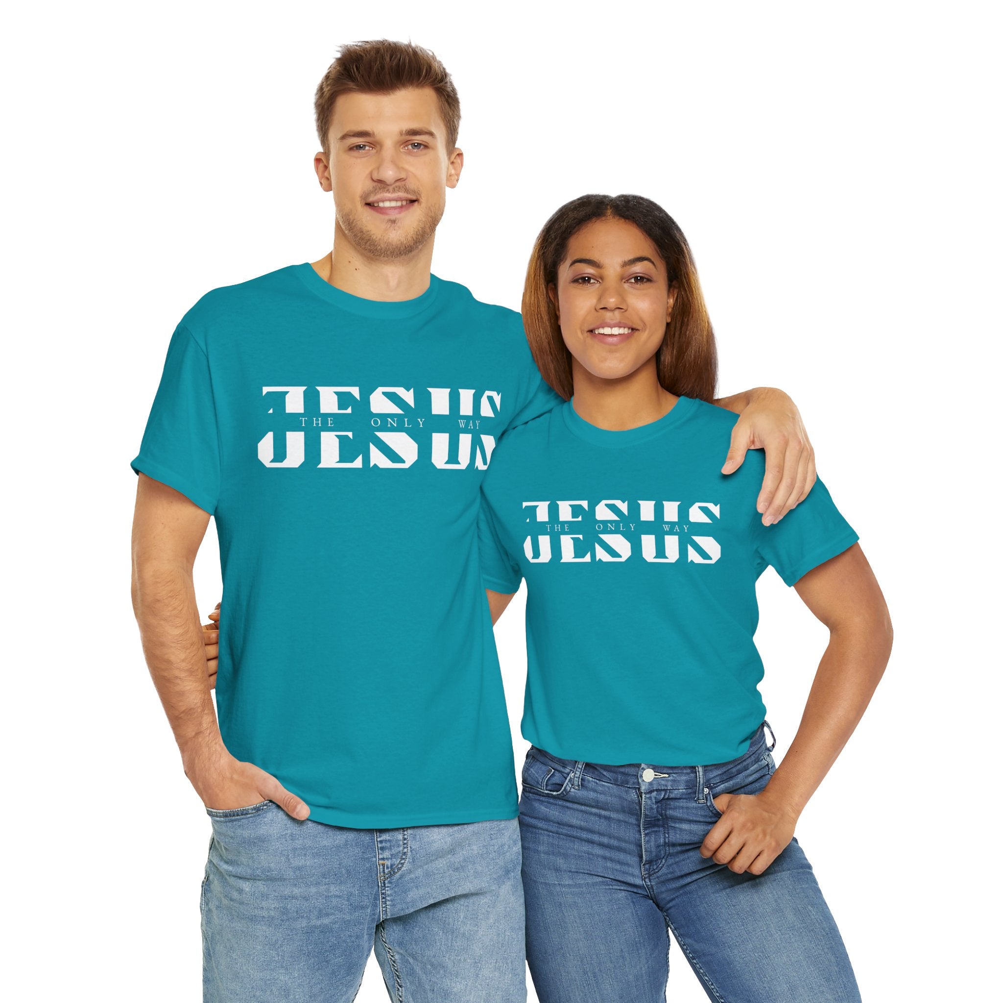 Faith-Inspired Unisex Tee - 'Jesus: The Only Way'