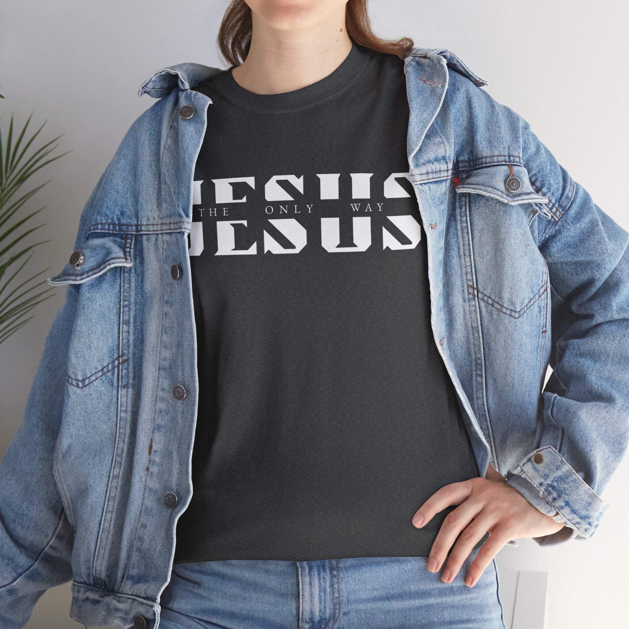 Faith-Inspired Unisex Tee - 'Jesus: The Only Way'