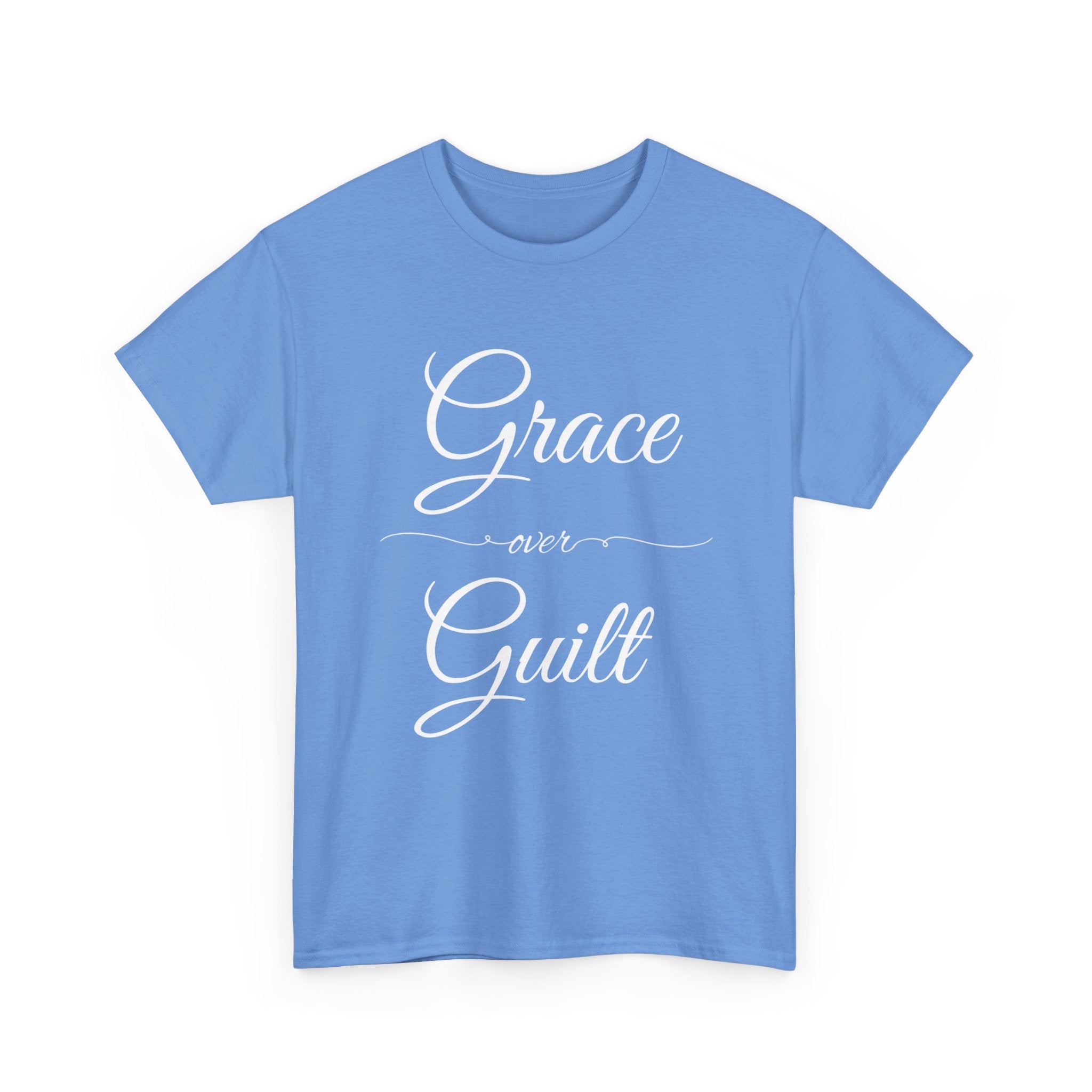 Grace Over Guilt Unisex Heavy Cotton Tee, Inspirational T-Shirt, Motivational Apparel, Thoughtful Gift, Casual Wear