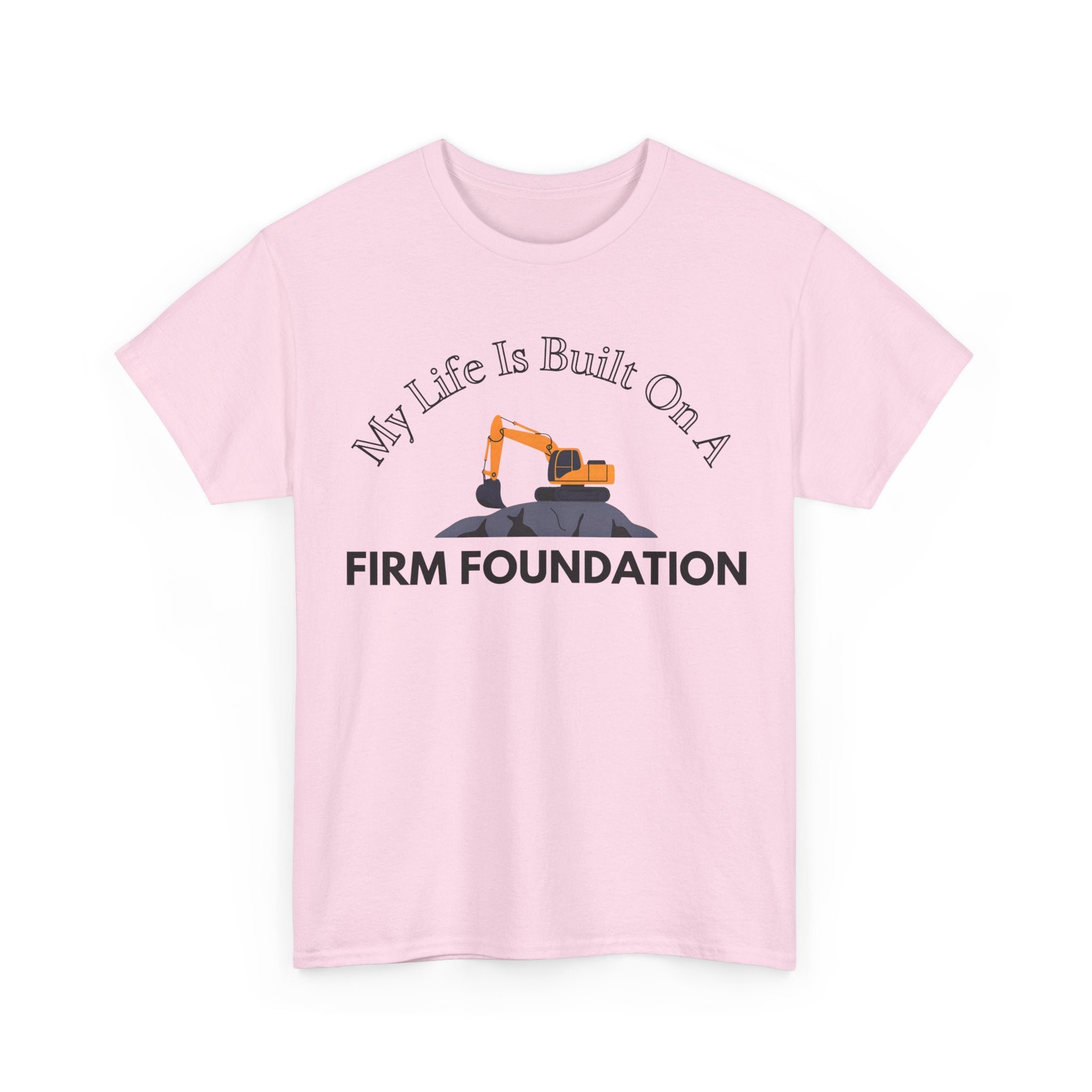Building the Future Tee, Construction Shirt, Motivational Graphic Tee, Gift for Builders, Inspiration Apparel, Firm Foundation Tee