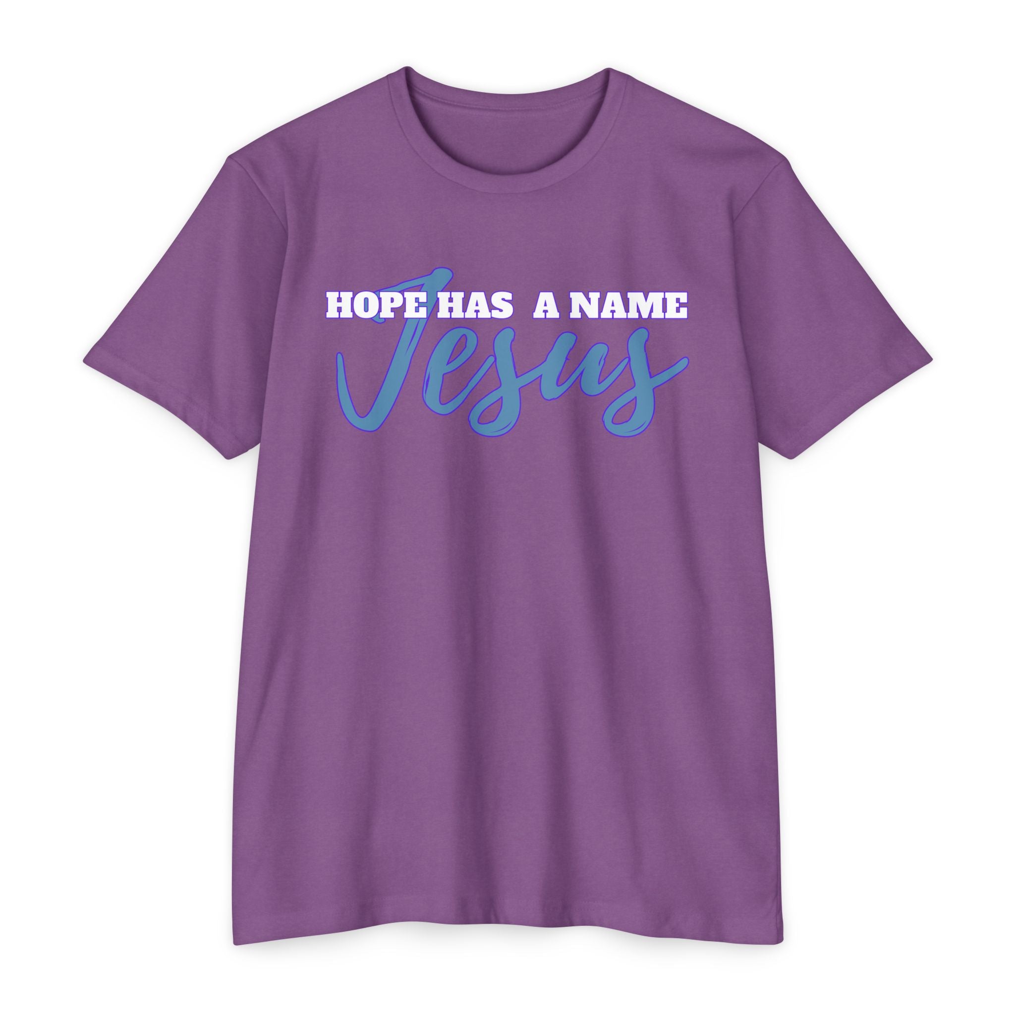 Hope Has a Name Jesus T-Shirt, Faith Apparel, Christian Gift, Inspirational Tee, Religious Top, Hopeful Clothing