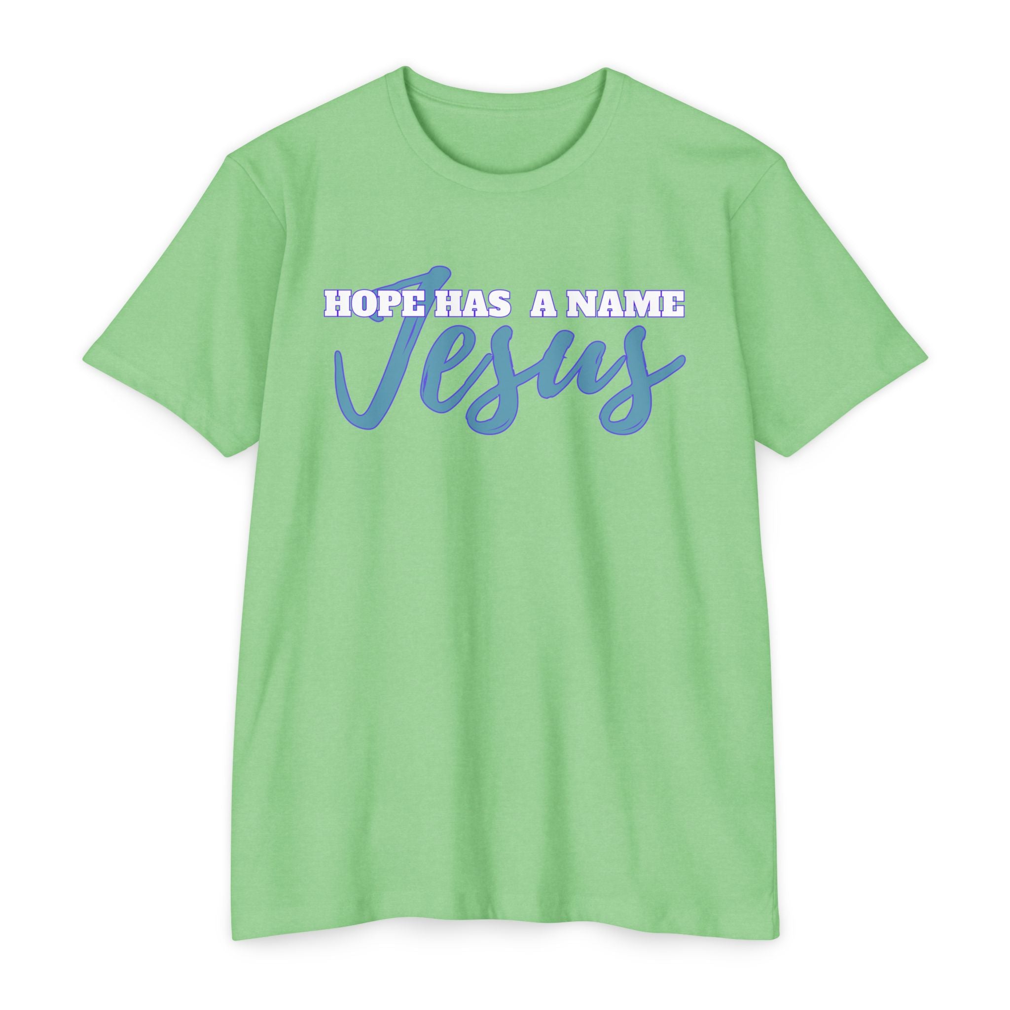 Hope Has a Name Jesus T-Shirt, Faith Apparel, Christian Gift, Inspirational Tee, Religious Top, Hopeful Clothing