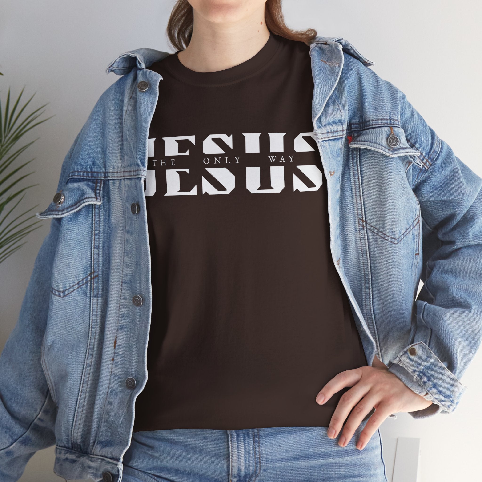 Faith-Inspired Unisex Tee - 'Jesus: The Only Way'