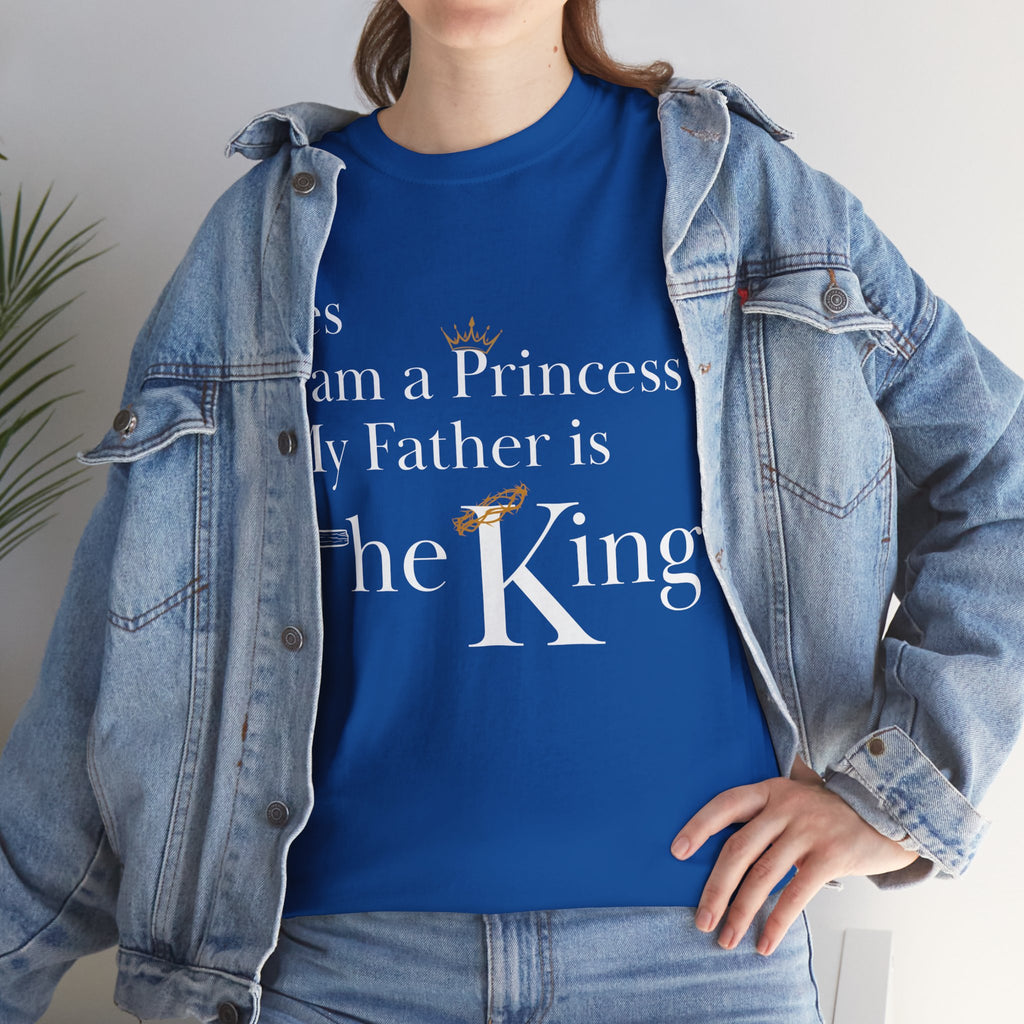 Christian Princess Tee - Inspirational Faith T-Shirt, Gift for Women, Casual Wear, Church Events, Everyday Comfort