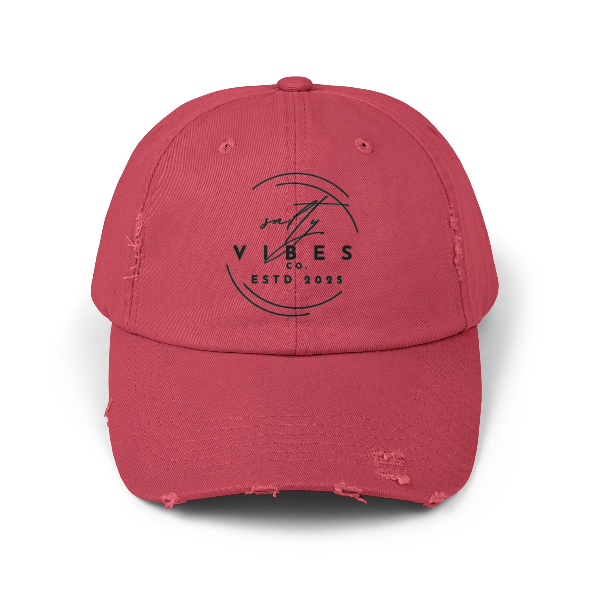 Distressed Salty Vibes Co Cap