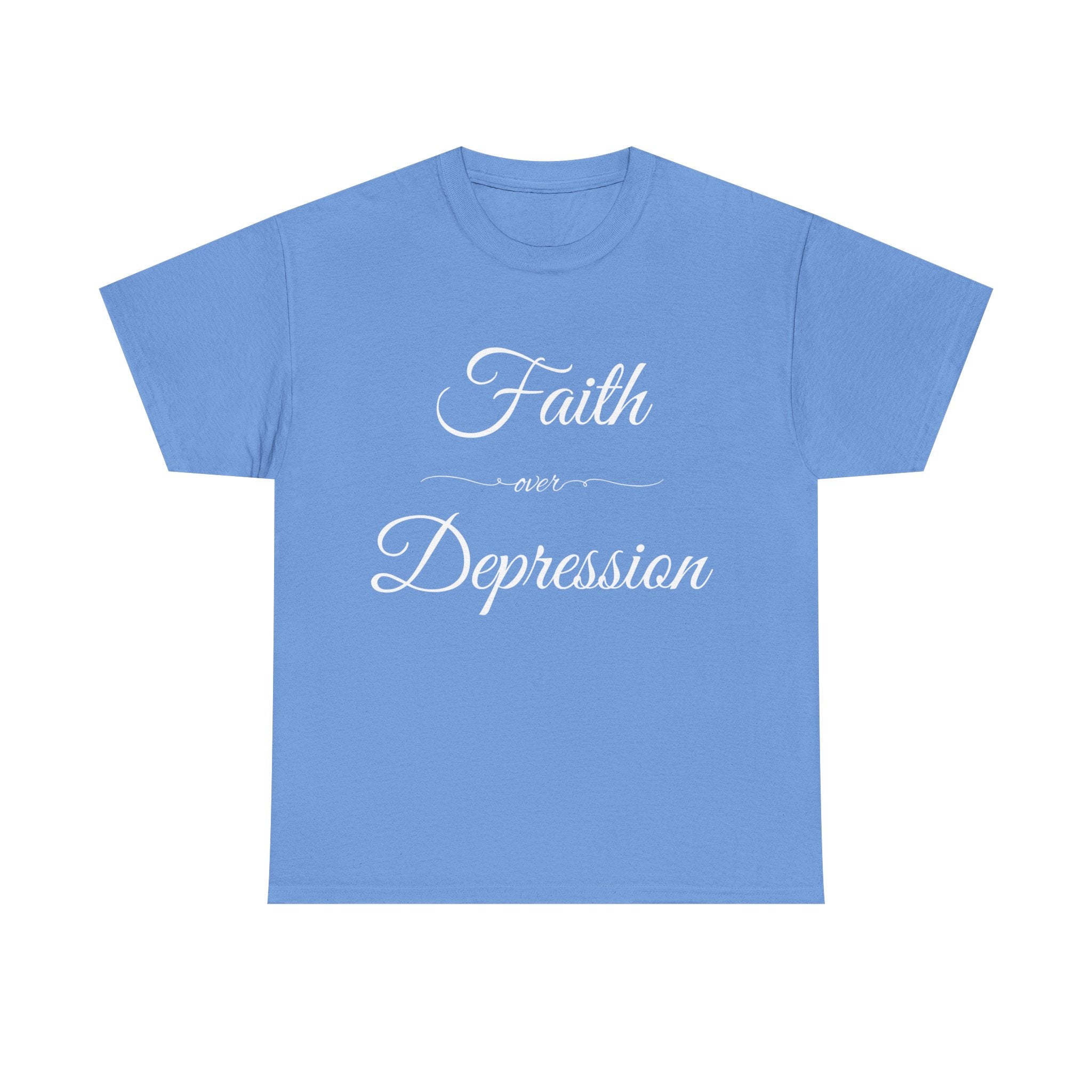 Faith Over Depression Unisex Heavy Cotton Tee | Inspirational Shirt, Mental Health Awareness Gift, Casual T-shirt, Everyday Wear, [...]
