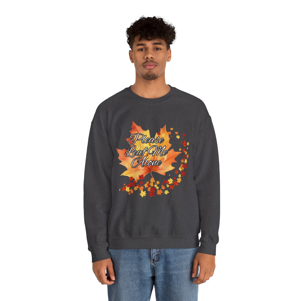 Fall Vibes Sweatshirt, Please Leave Me Alone Crewneck, Autumn Fashion, Cozy Fall Apparel, Gift for Introverts