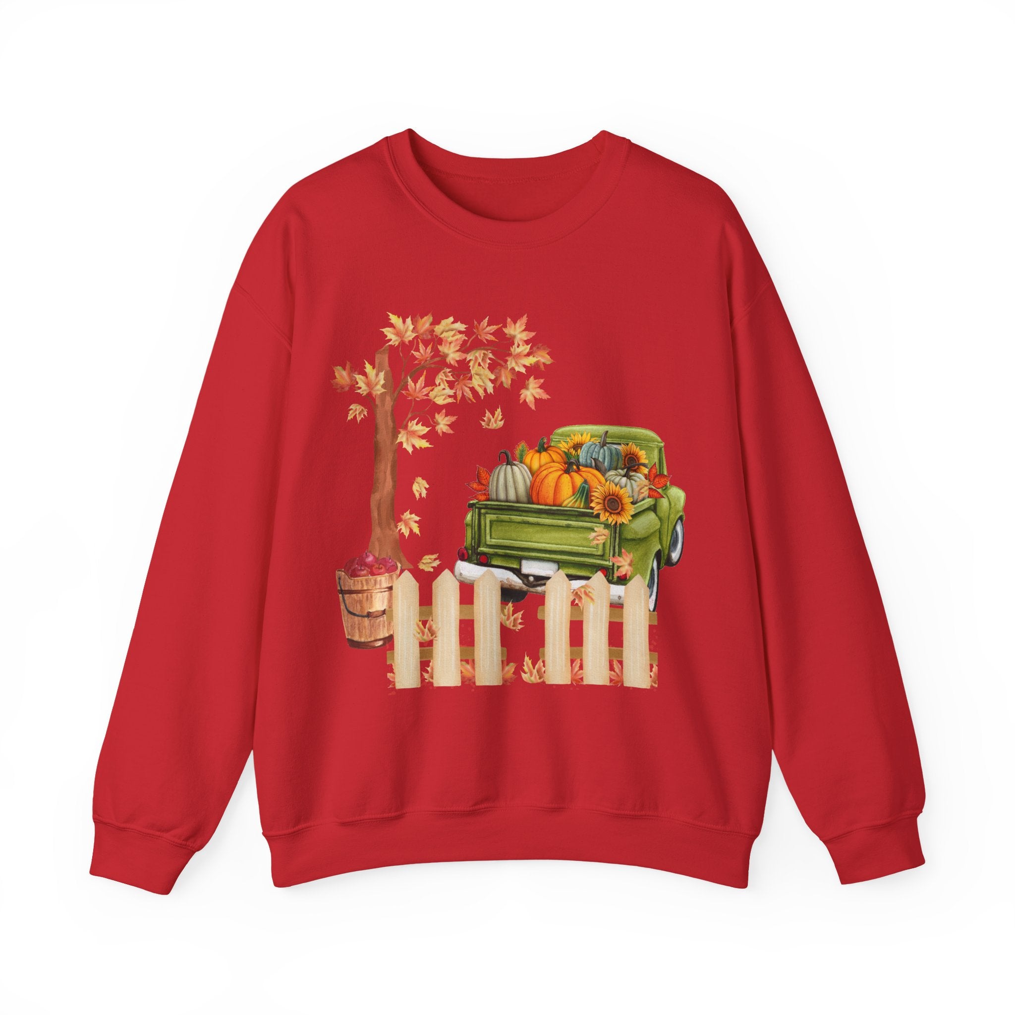 Autumn Vibes Crewneck Sweatshirt – Cozy Fall Apparel, Pumpkin Decor, Harvest Festival Fashion, Unisex Sweatshirt, Seasonal Layering