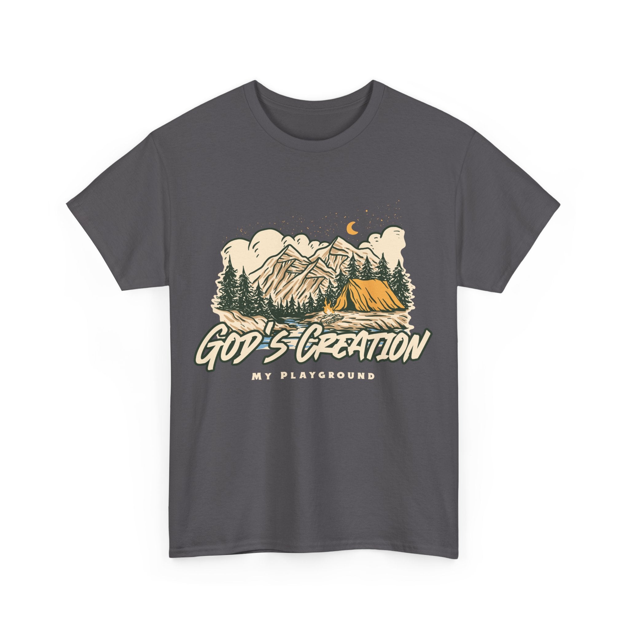 Nature-Inspired Unisex Heavy Cotton Tee, God’s Creation My Playground Shirt, Outdoor Enthusiast Apparel, Gift for Adventurers, Camping [...]
