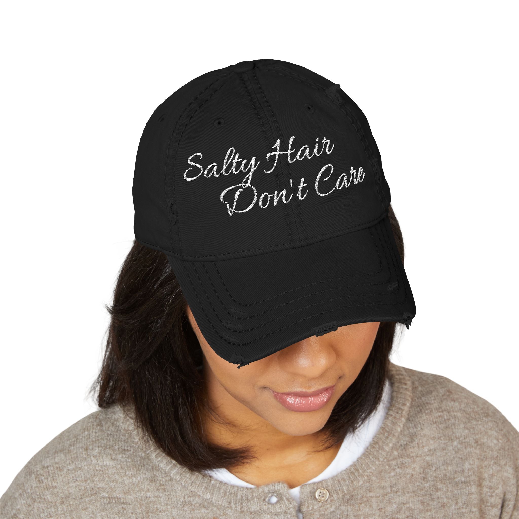 Distressed Dad Hat (Embroidery)