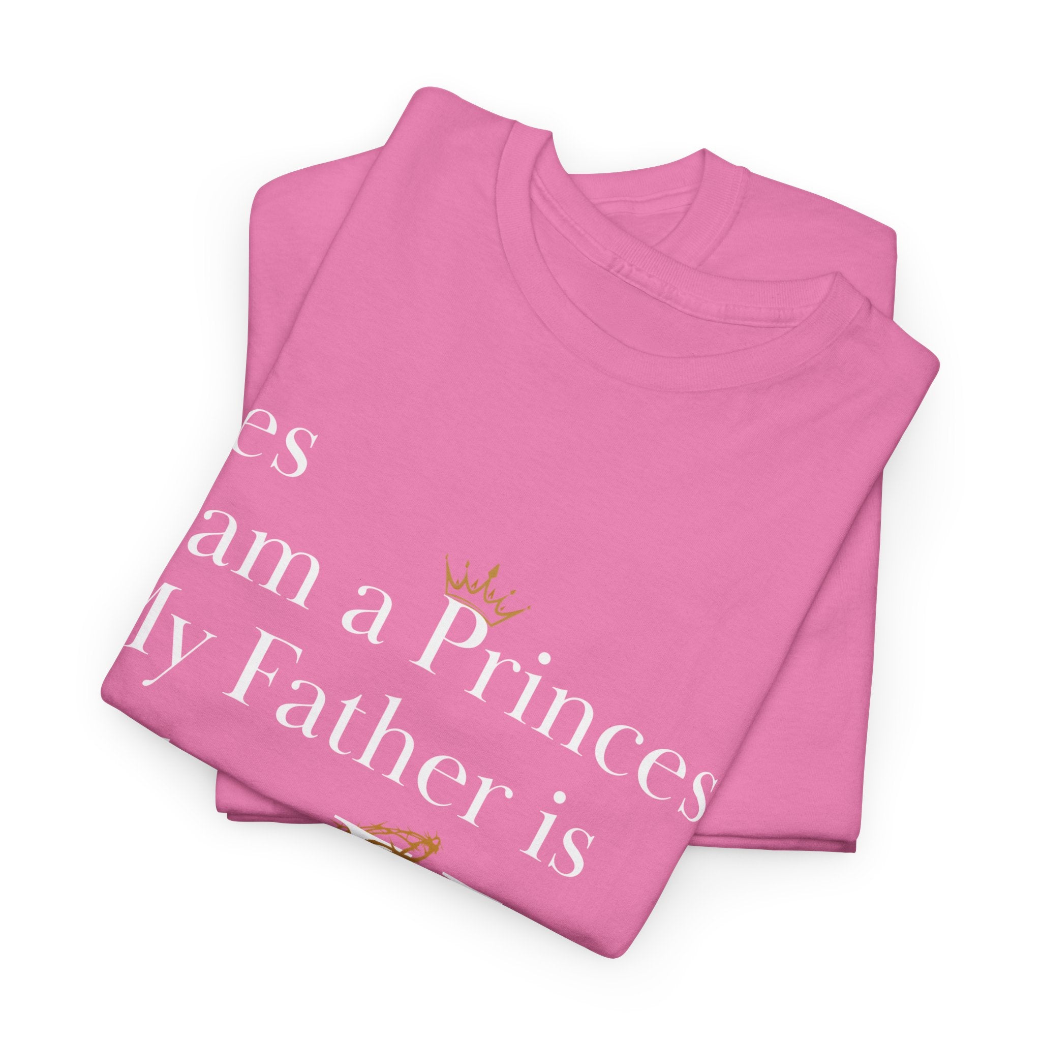 Christian Princess Tee - Inspirational Faith T-Shirt, Gift for Women, Casual Wear, Church Events, Everyday Comfort