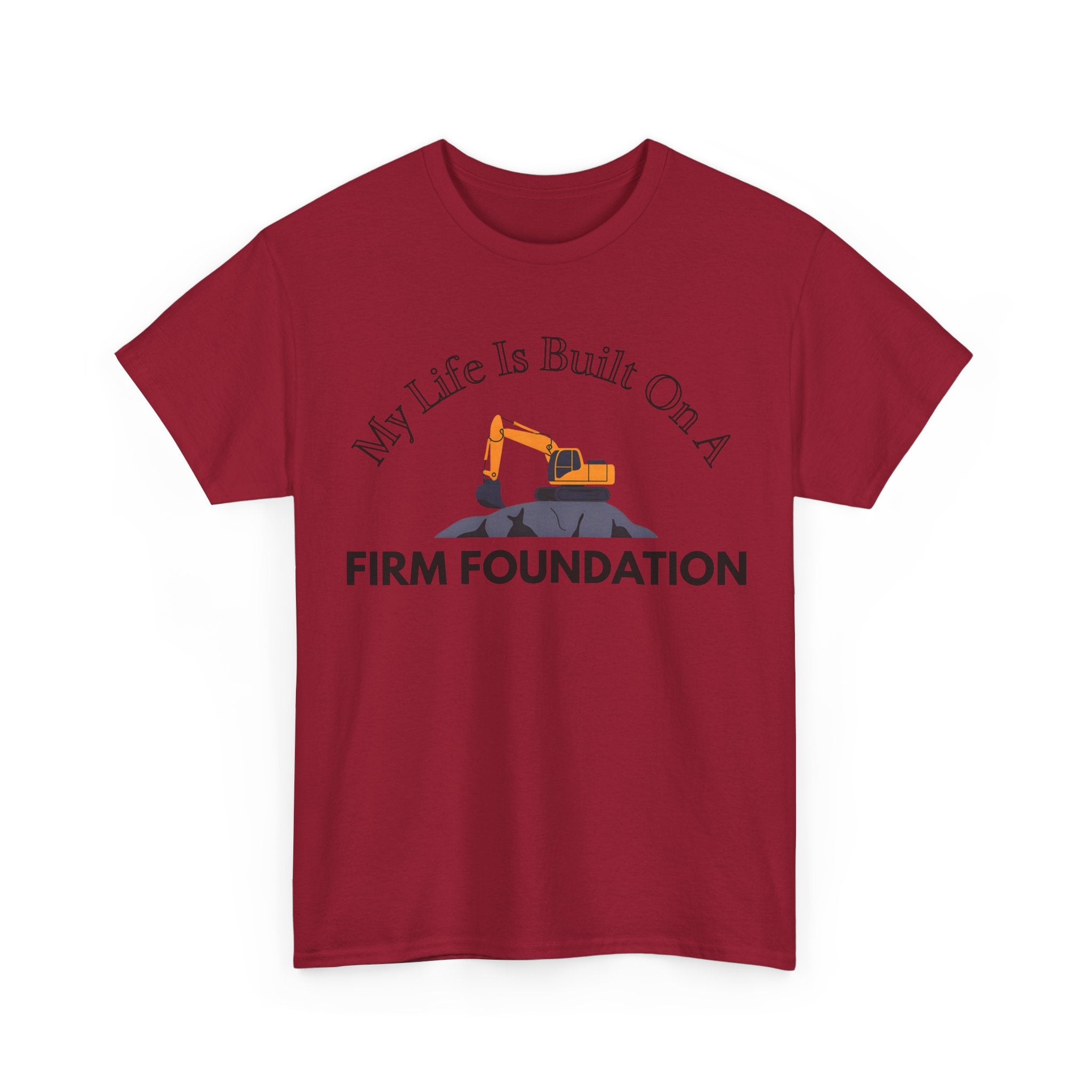 Building the Future Tee, Construction Shirt, Motivational Graphic Tee, Gift for Builders, Inspiration Apparel, Firm Foundation Tee