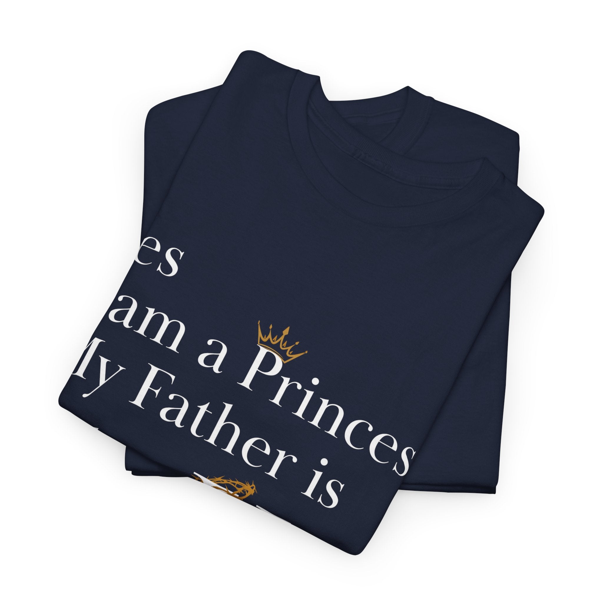 Christian Princess Tee - Inspirational Faith T-Shirt, Gift for Women, Casual Wear, Church Events, Everyday Comfort