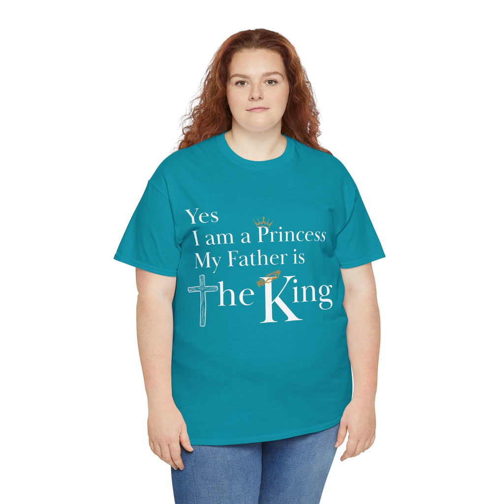 Christian Princess Tee - Inspirational Faith T-Shirt, Gift for Women, Casual Wear, Church Events, Everyday Comfort