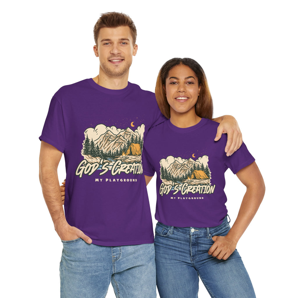 Nature-Inspired Unisex Heavy Cotton Tee, God’s Creation My Playground Shirt, Outdoor Enthusiast Apparel, Gift for Adventurers, Camping [...]