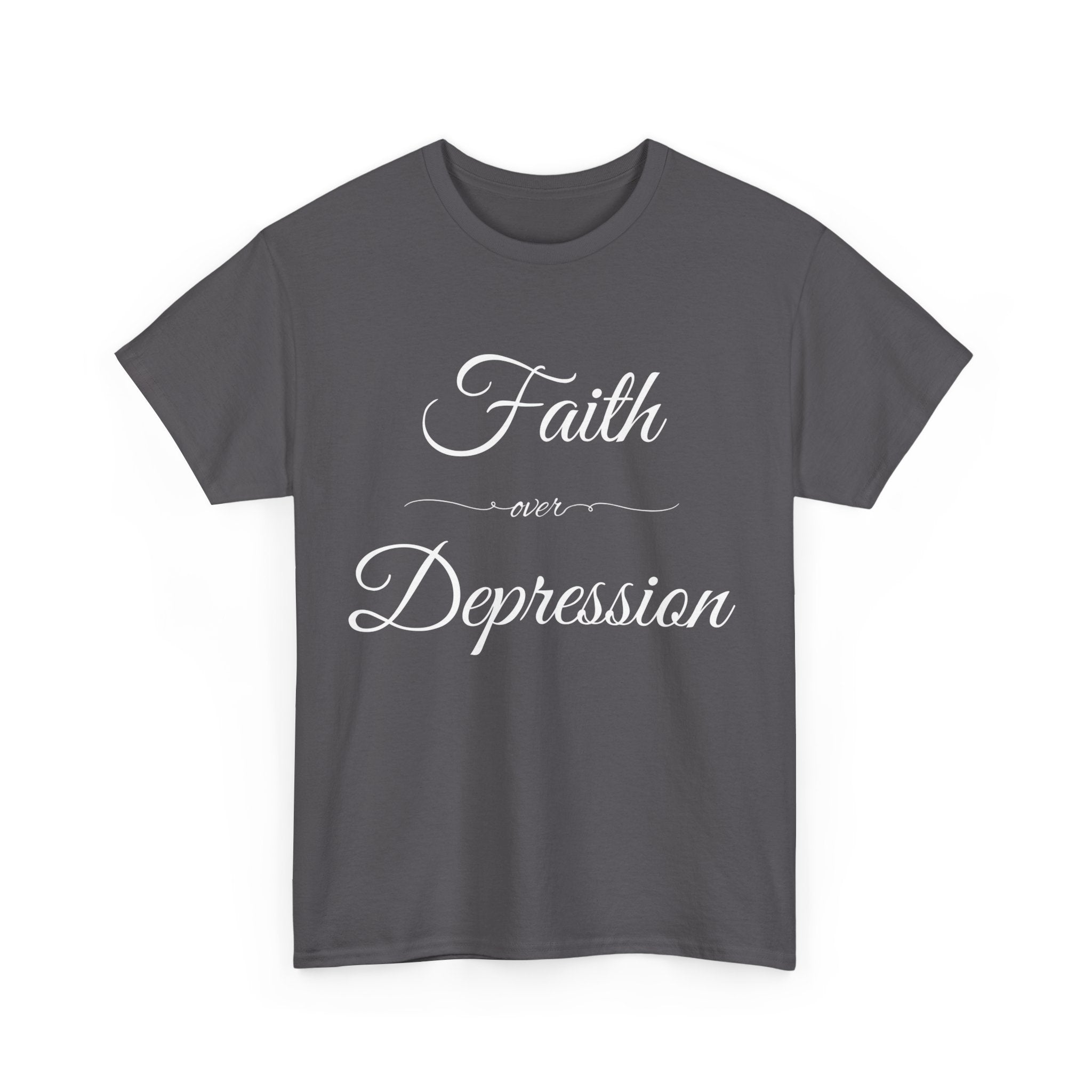 Faith Over Depression Unisex Heavy Cotton Tee | Inspirational Shirt, Mental Health Awareness Gift, Casual T-shirt, Everyday Wear, [...]
