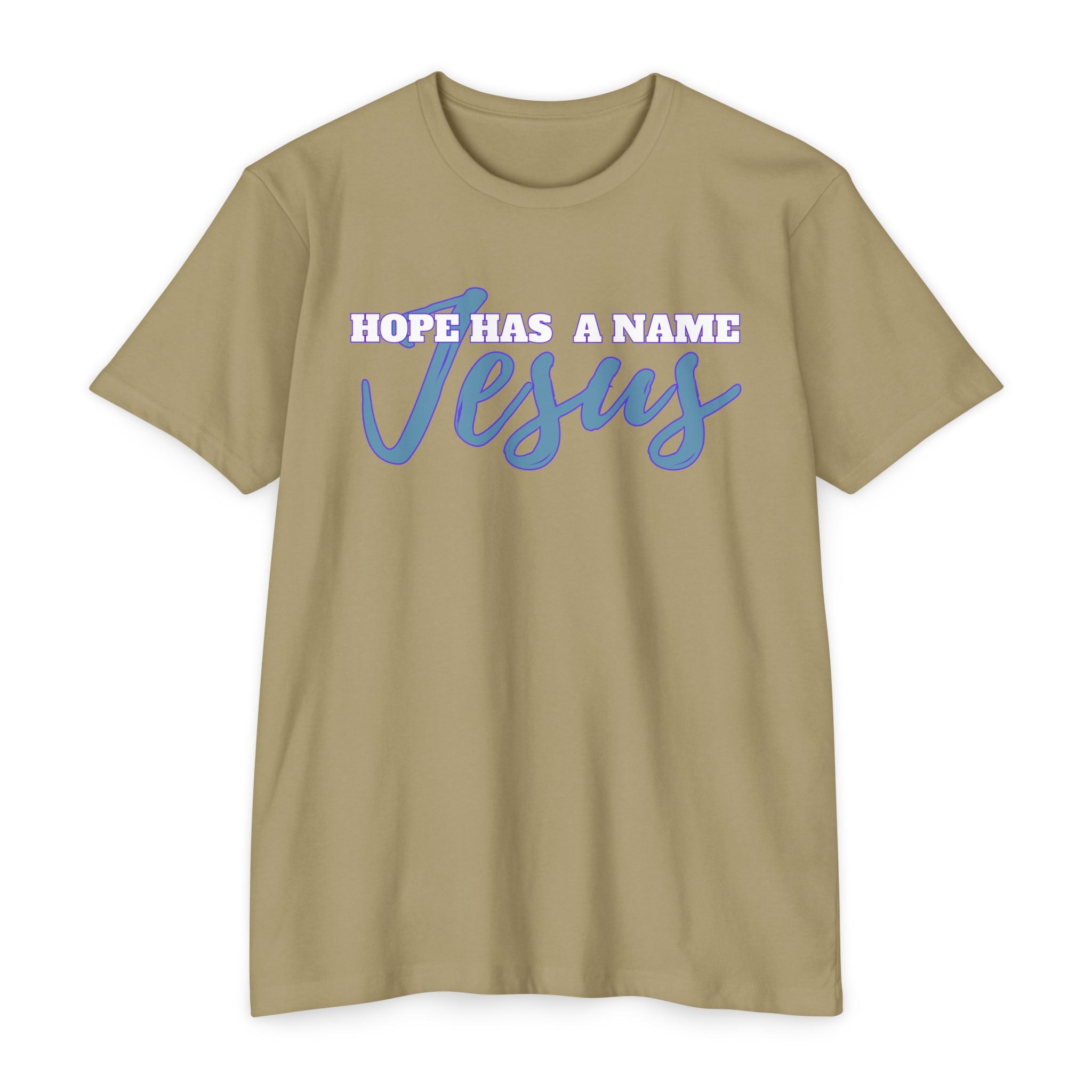 Hope Has a Name Jesus T-Shirt, Faith Apparel, Christian Gift, Inspirational Tee, Religious Top, Hopeful Clothing