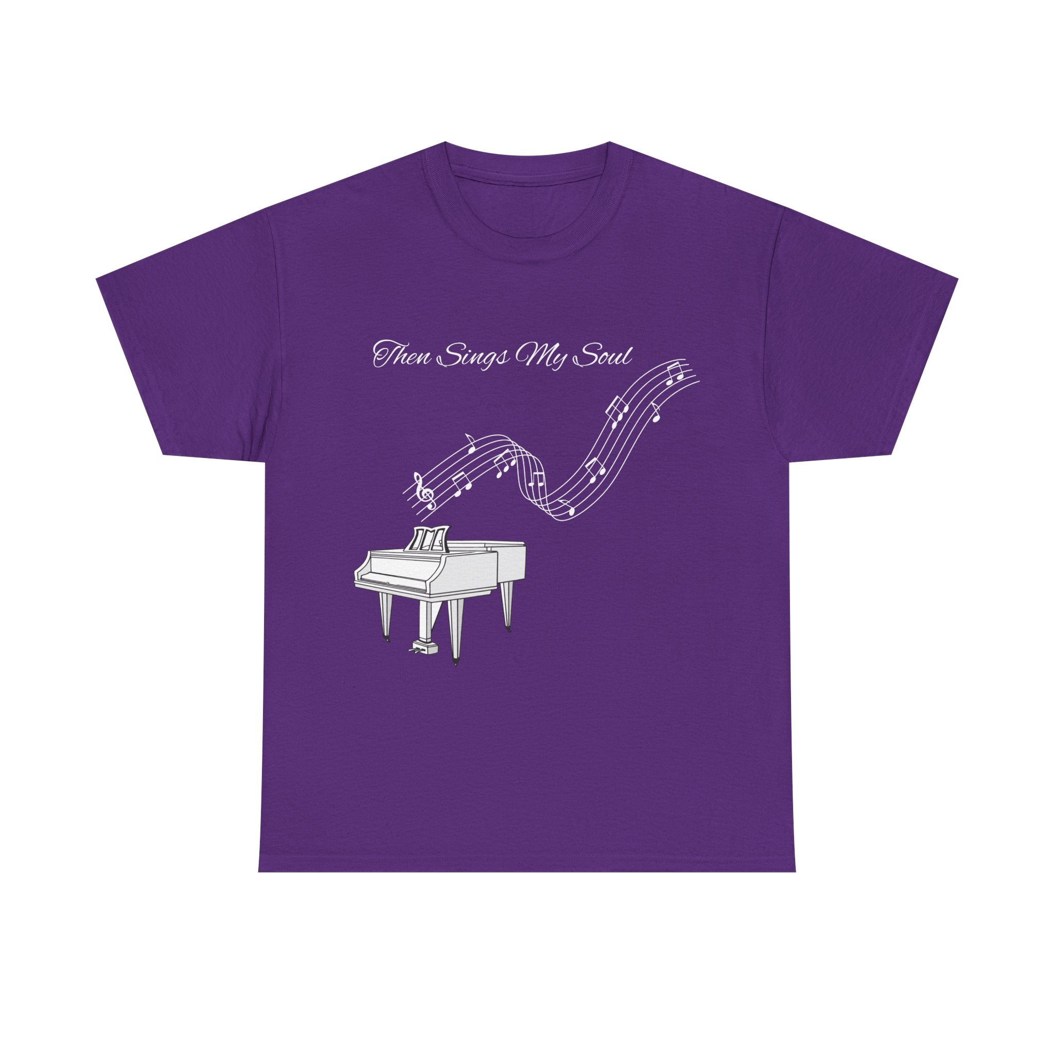 Melodic Soul Unisex Tee | Music Lover's Gift, Creative Expression, Casual Wear, Piano Art, Gift for Musicians