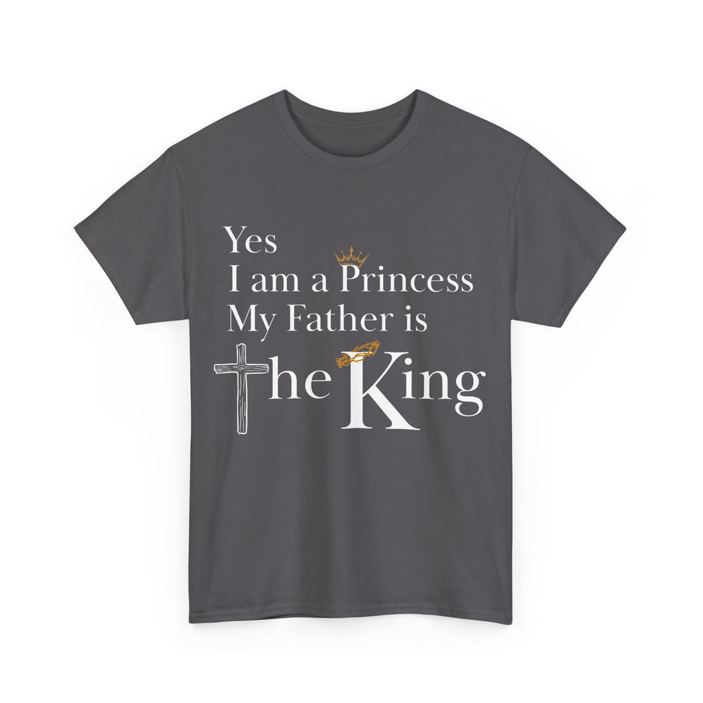 Christian Princess Tee - Inspirational Faith T-Shirt, Gift for Women, Casual Wear, Church Events, Everyday Comfort